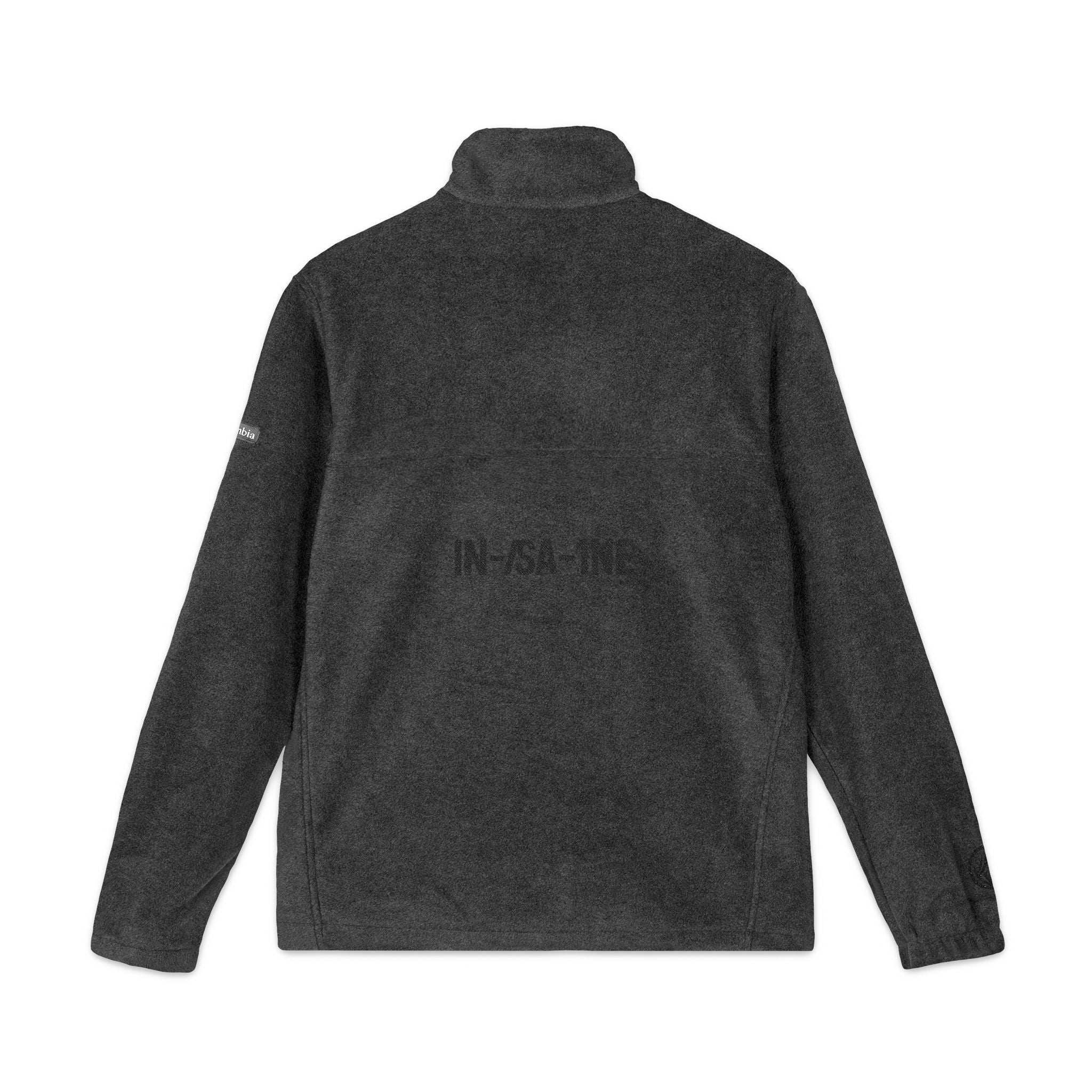 Cozy Fleece Jacket, Unisex Columbia Outerwear, Embroidered Gift, Casual Layer for Outdoor Adventures, Winter Essentials