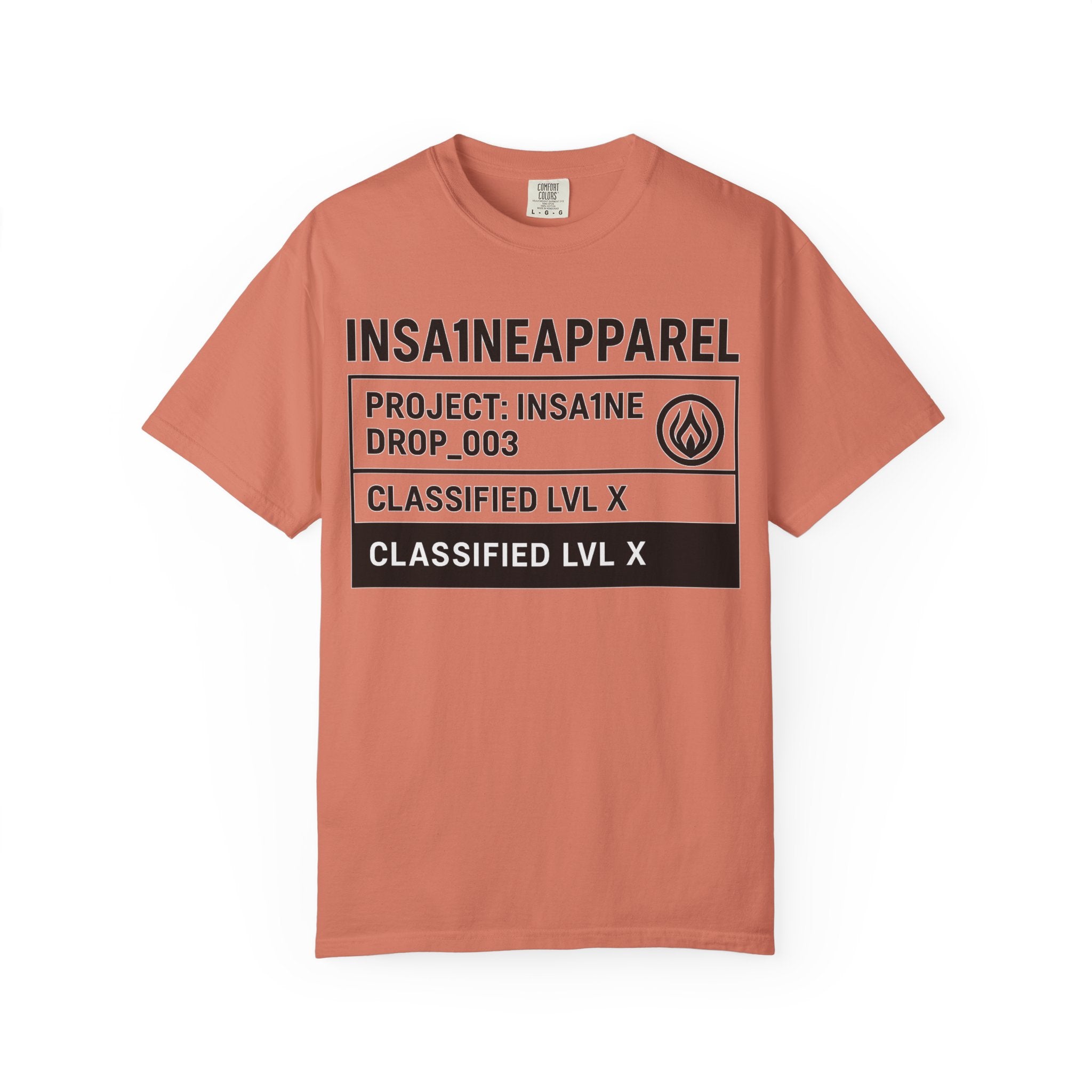 INSA1NE Unisex Garment-Dyed T-shirt | Casual Streetwear Tee, Graphic Tee, Modern Fashion, Creative Gift, Everyday Wear