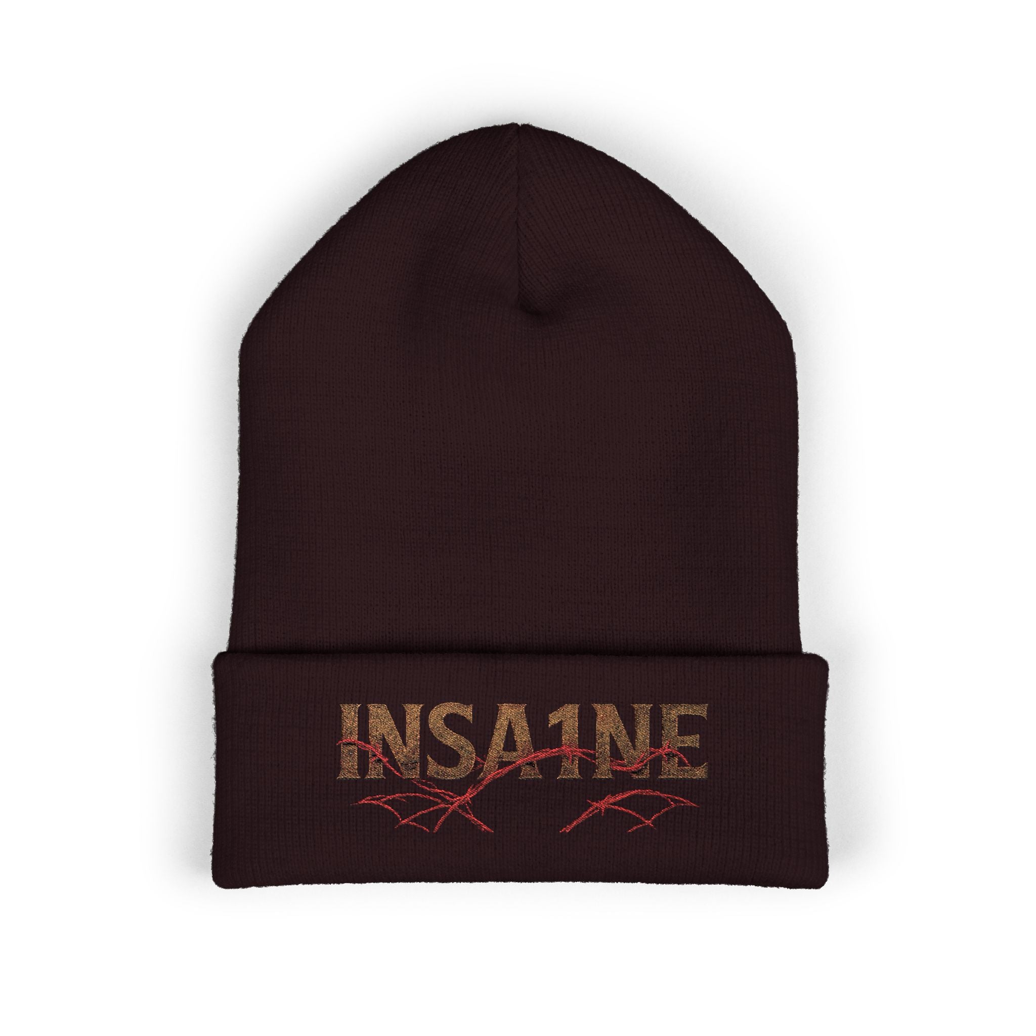 Embroidered "TMH" Classic Cuffed Beanie with INSA1NE