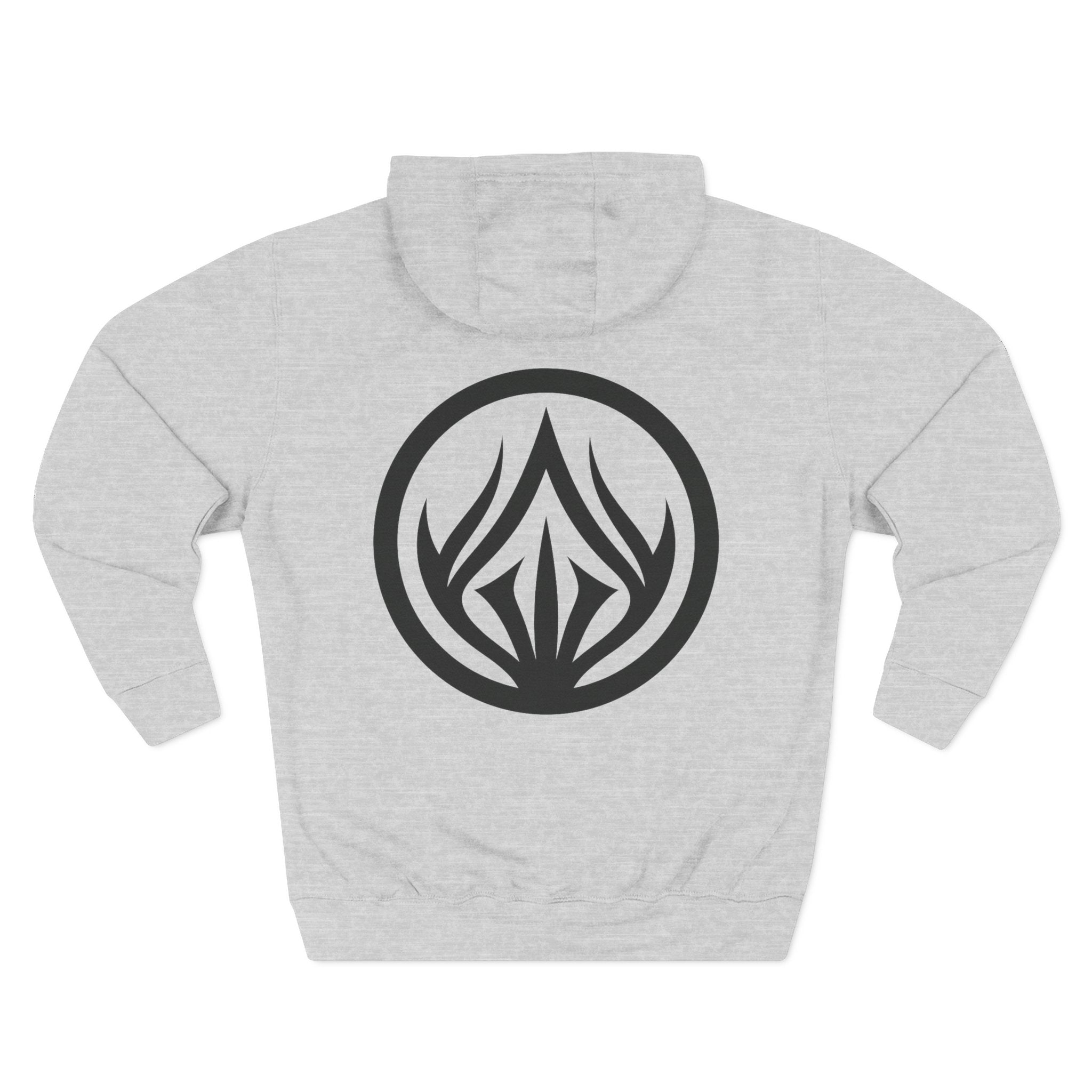 Three-Panel Fleece Hoodie