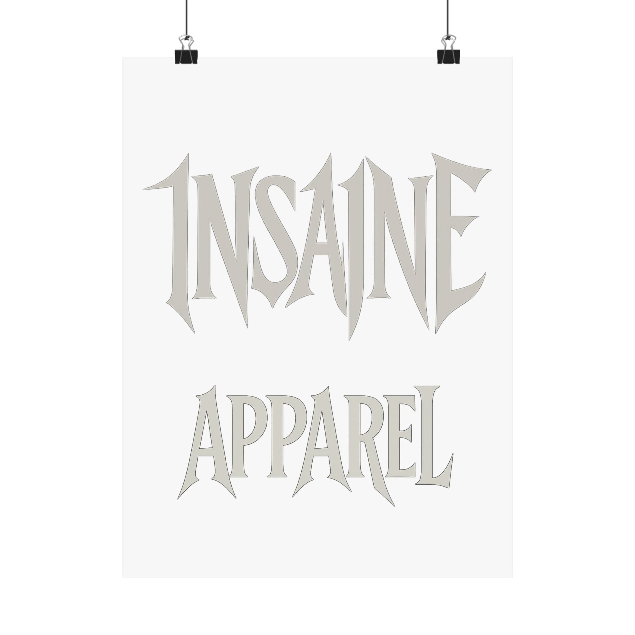 Gothic Matte Vertical Posters, Unique Wall Art, Home Decor, Gifts for Him, Insane Apparel Decor