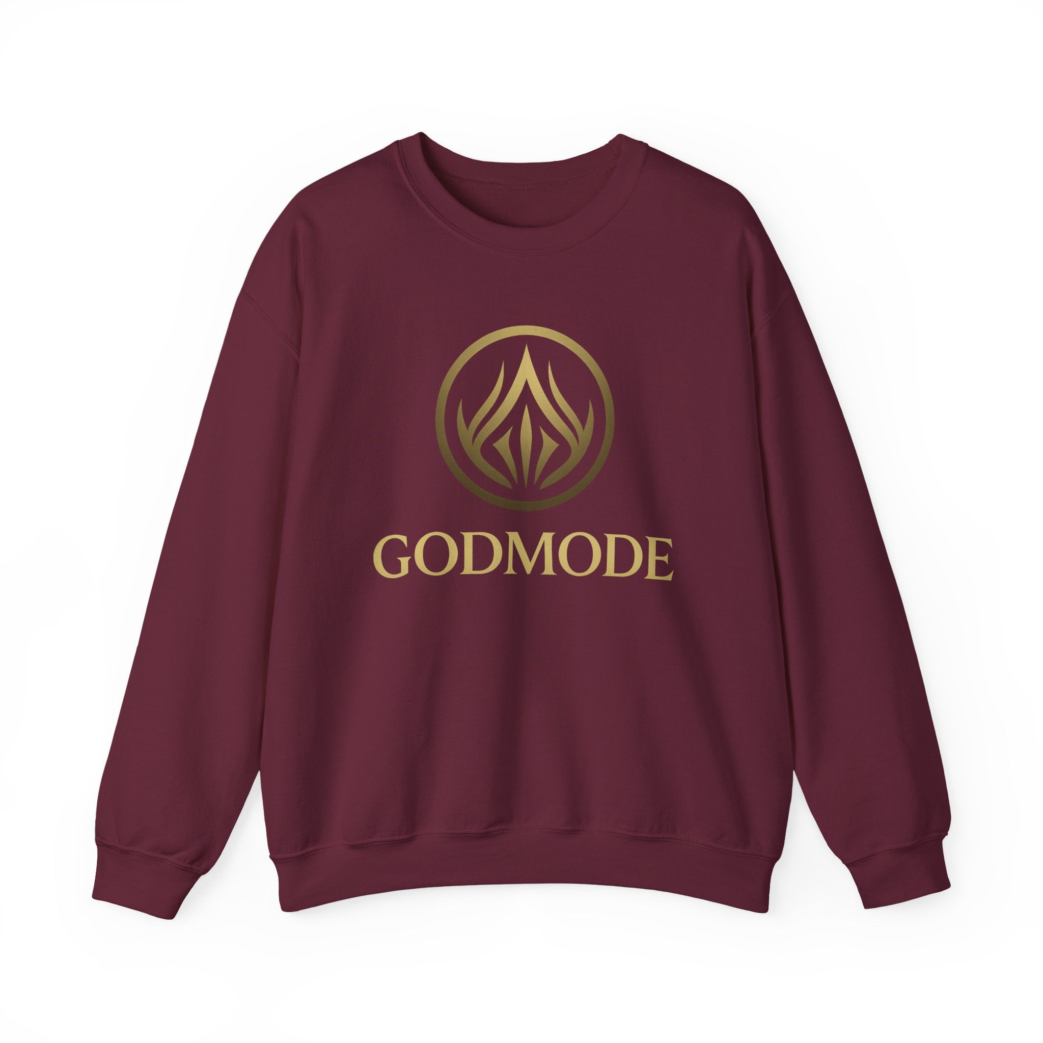 Unisex Heavy Blend™ Crewneck Sweatshirt - GODMODE | Comfort Wear, Streetwear Style, Classic Fit, Gift Idea, Casual Fashion