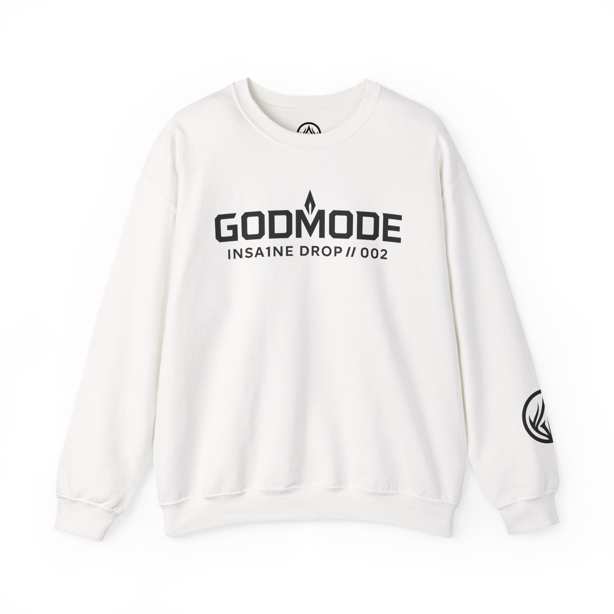Godmode Unisex Heavy Blend Crewneck Sweatshirt, Stylish Streetwear, Casual Sweatshirt, Trendy Outfit, Urban Fashion, Gift for Him/Her