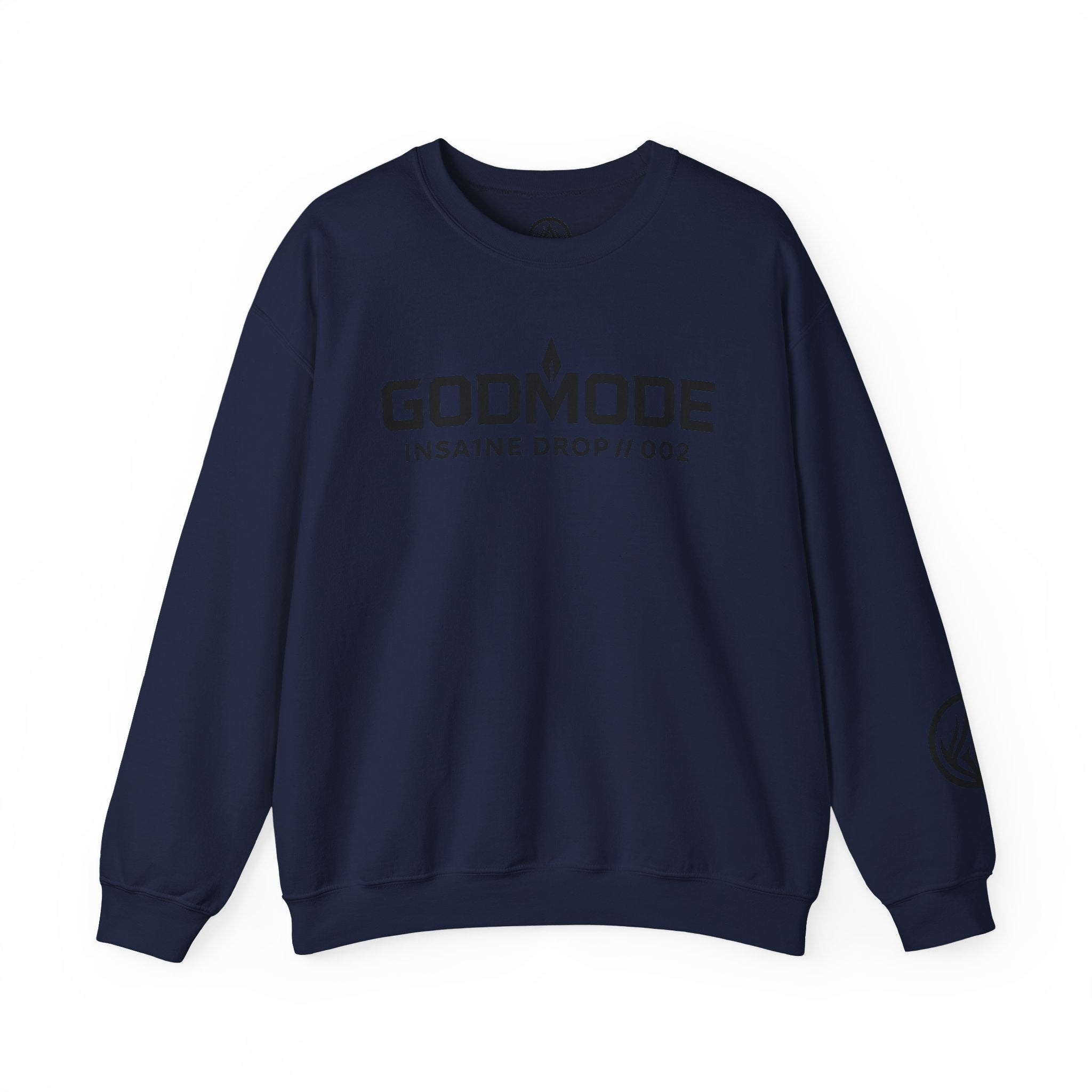 Godmode Unisex Heavy Blend Crewneck Sweatshirt, Stylish Streetwear, Casual Sweatshirt, Trendy Outfit, Urban Fashion, Gift for Him/Her