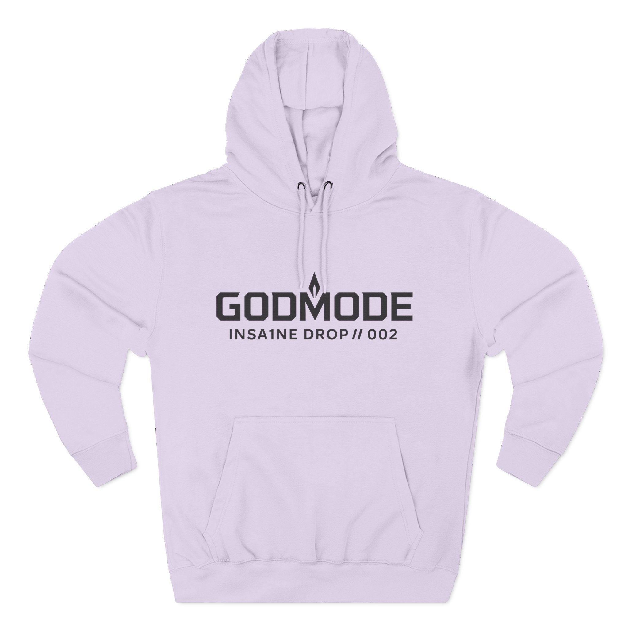 Three-Panel Fleece Hoodie