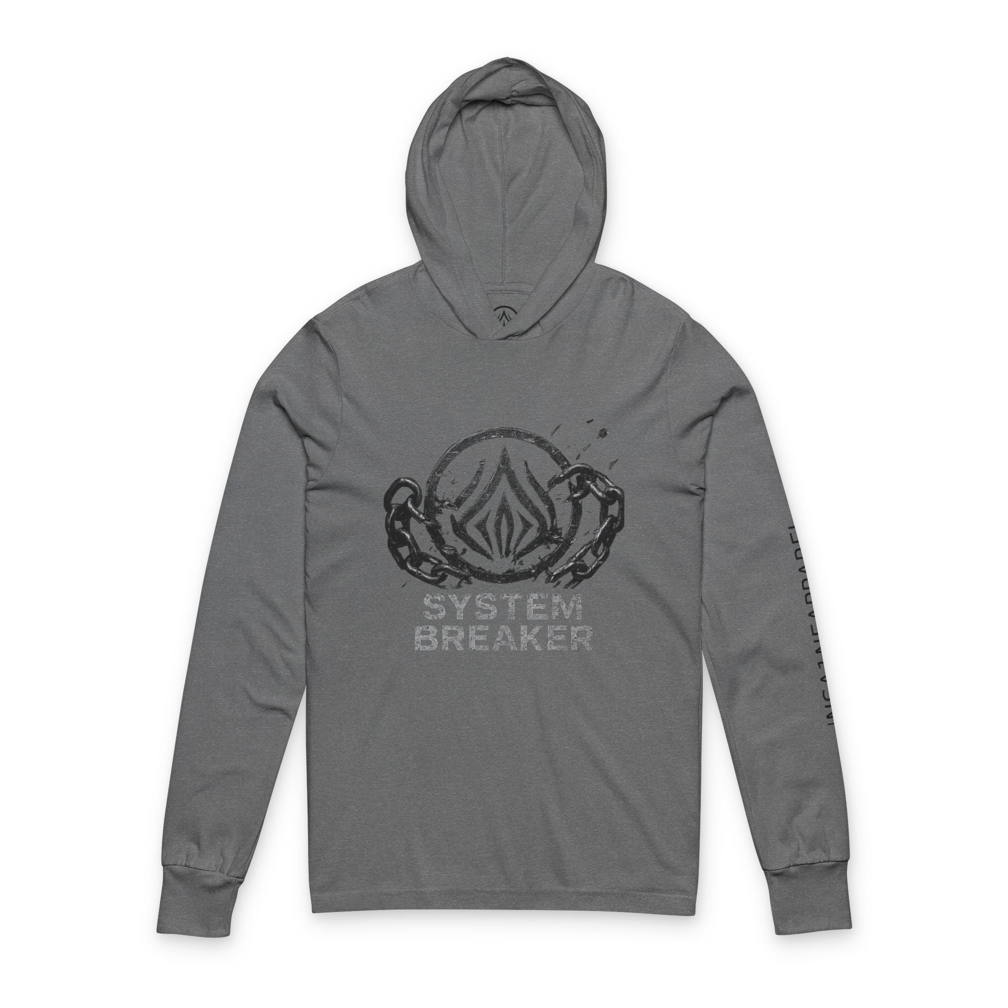 System Breaker Unisex Hooded Long Sleeve Tee, Casual Athleisure, Gift for Gamers, Perfect for Outdoor Adventures, Everyday Wear