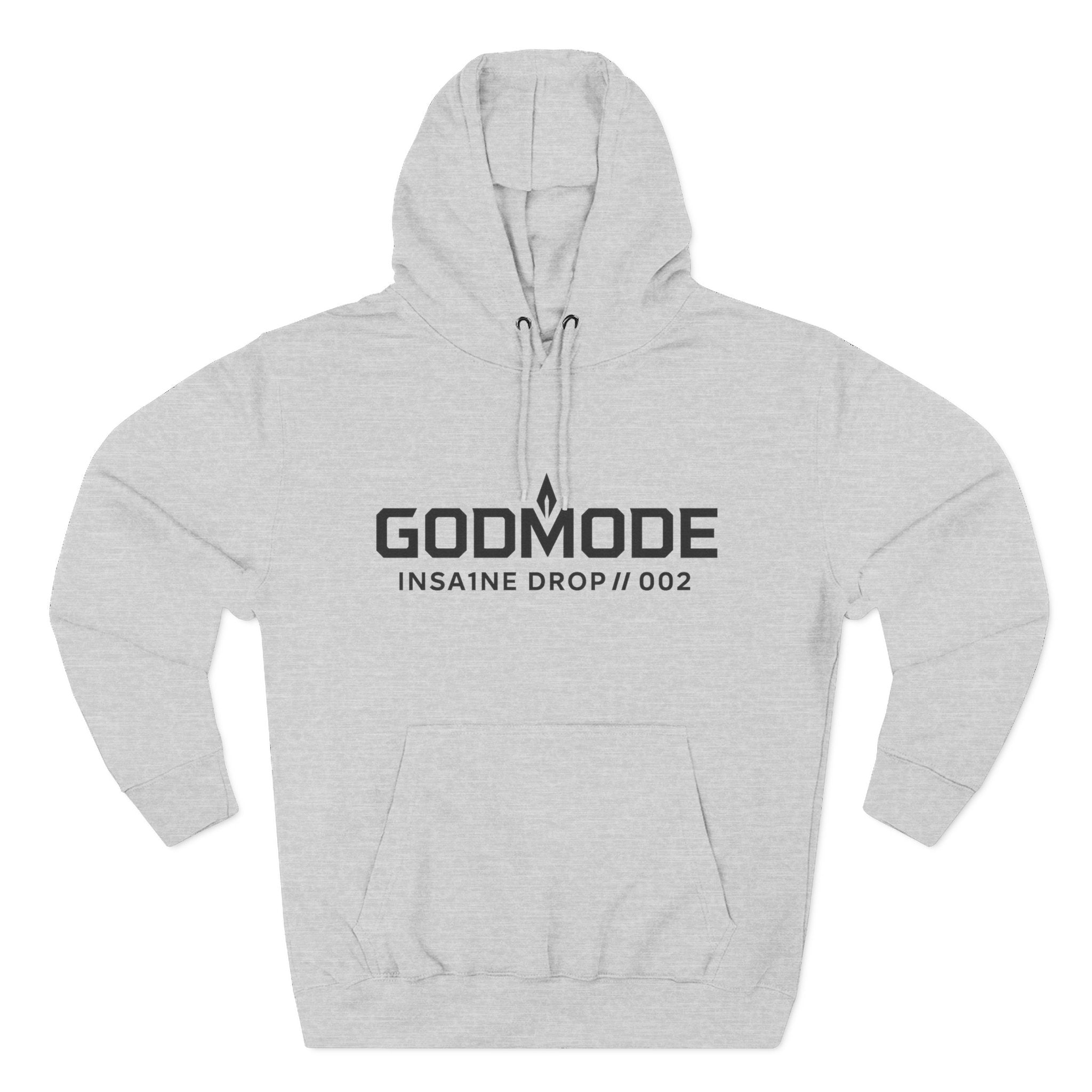 Three-Panel Fleece Hoodie