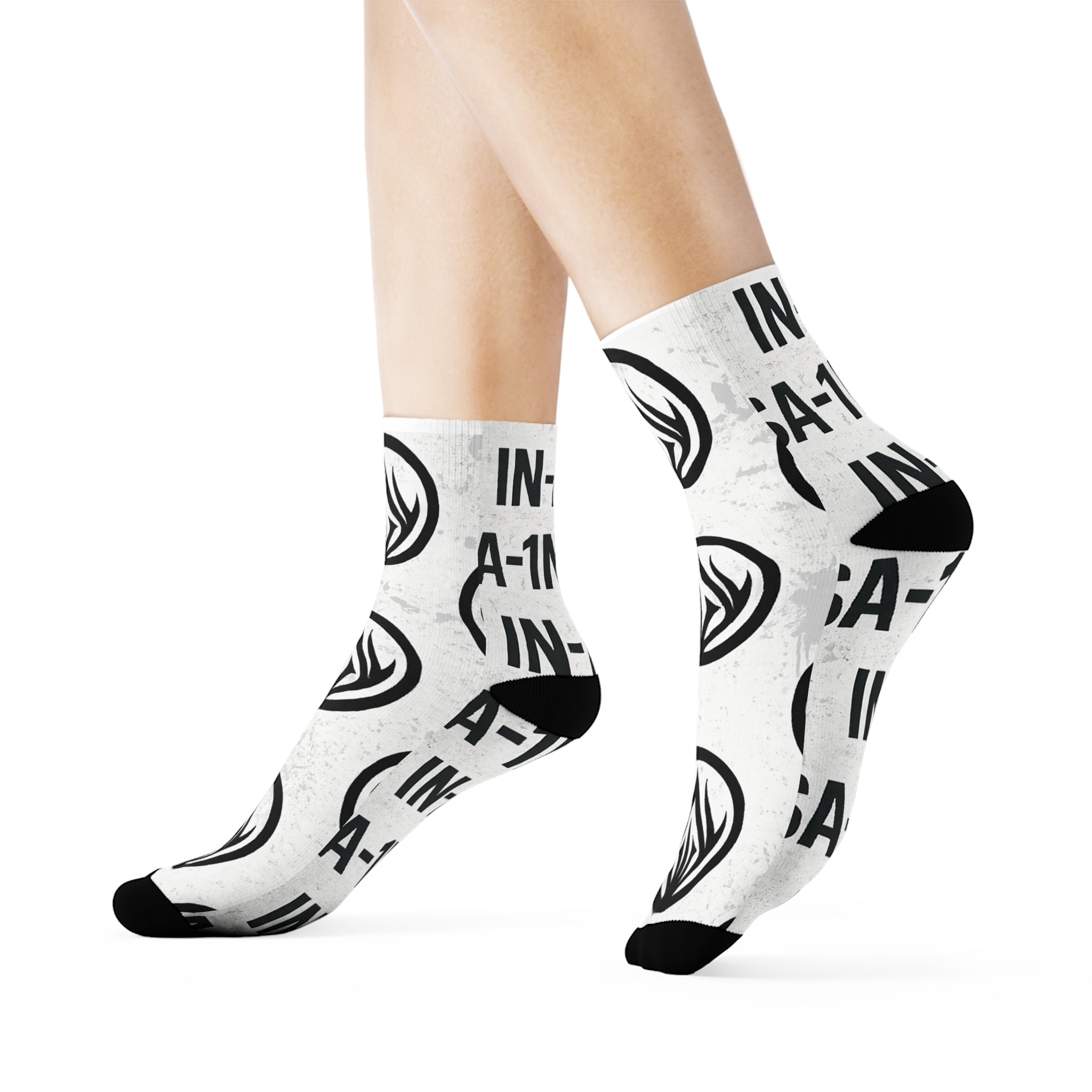 Cool Graphic Crew Socks, Stylish Comfort for Everyday Wear, Unique Gift for Friends, Fun Fashion Accessory, Perfect for Gifting