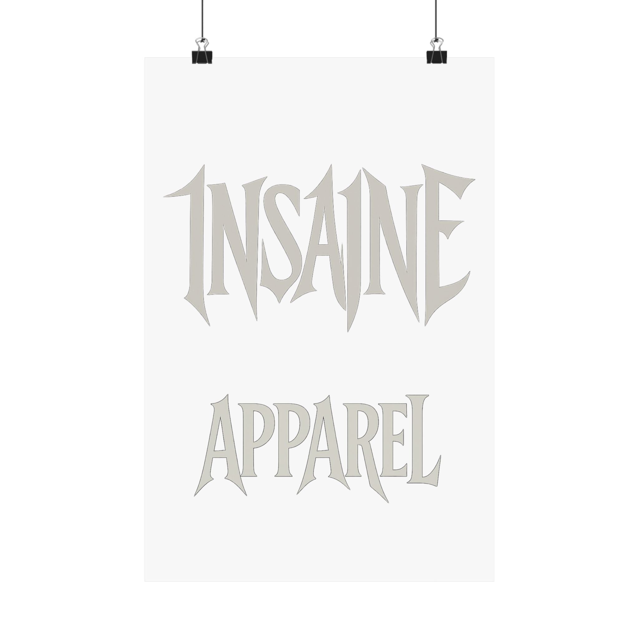 Gothic Matte Vertical Posters, Unique Wall Art, Home Decor, Gifts for Him, Insane Apparel Decor