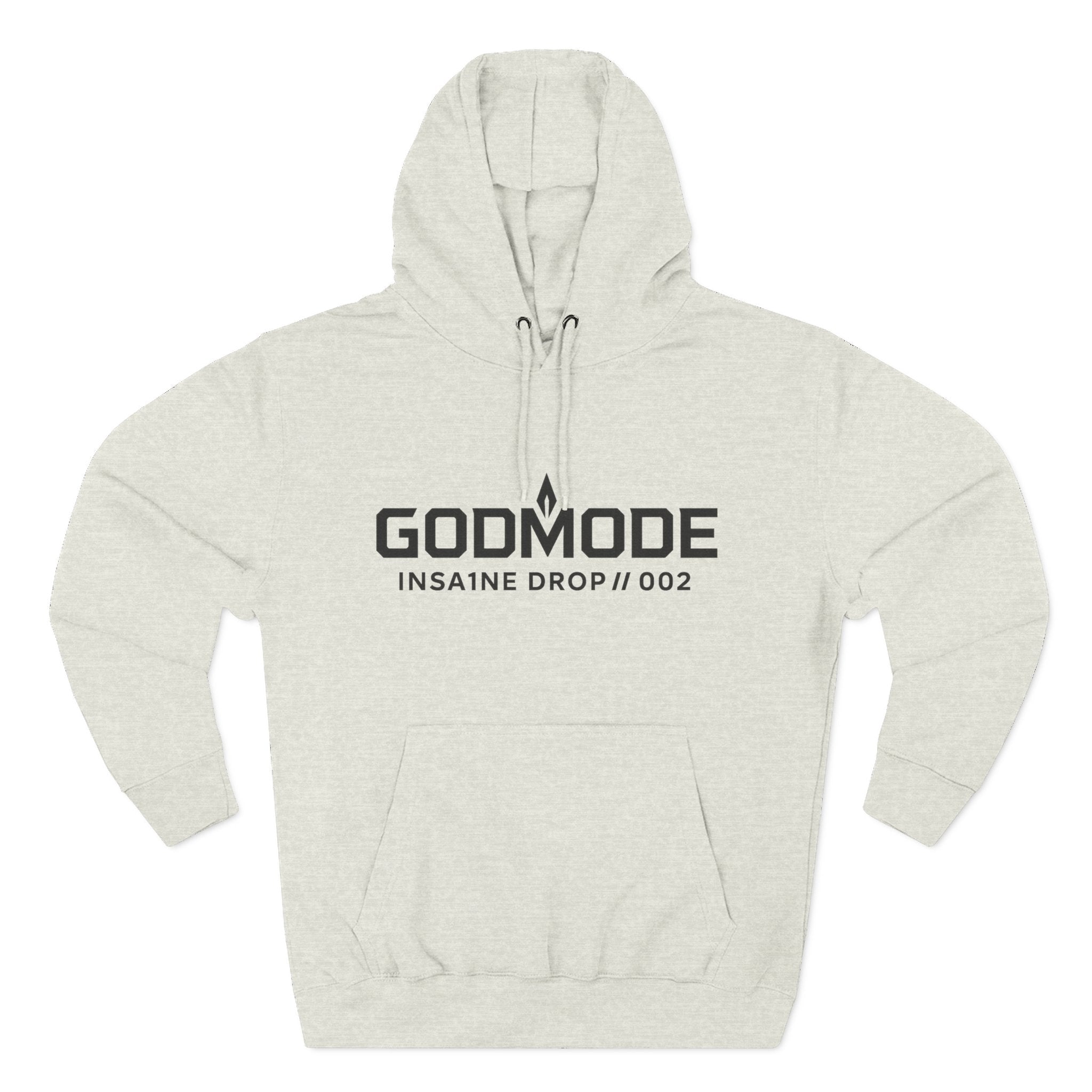 Three-Panel Fleece Hoodie