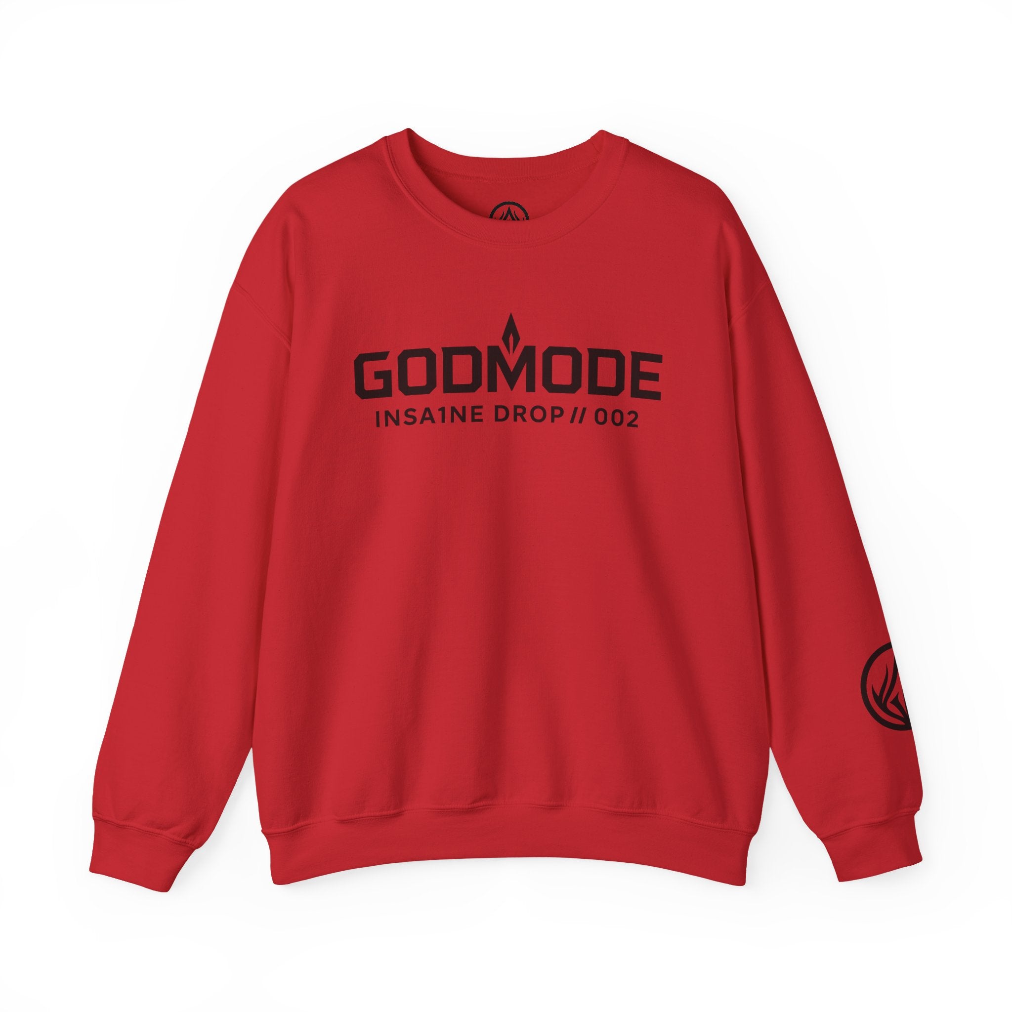 Godmode Unisex Heavy Blend Crewneck Sweatshirt, Stylish Streetwear, Casual Sweatshirt, Trendy Outfit, Urban Fashion, Gift for Him/Her
