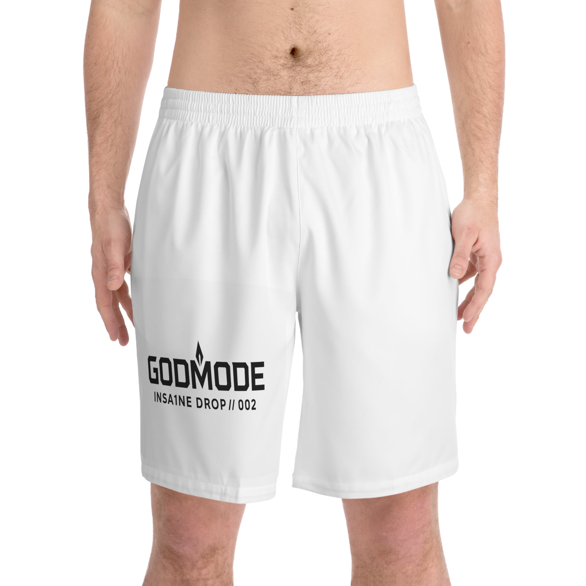 Men's AOP Beach Shorts - Godmode Insane Drop, Comfortable Swimwear, Summer Essentials, Vacation Shorts, Lightweight Activewear