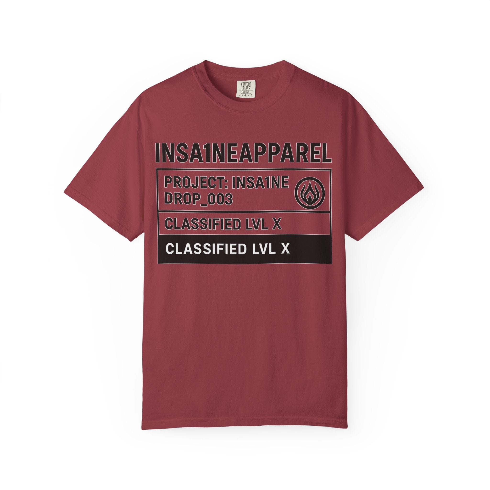 INSA1NE Unisex Garment-Dyed T-shirt | Casual Streetwear Tee, Graphic Tee, Modern Fashion, Creative Gift, Everyday Wear