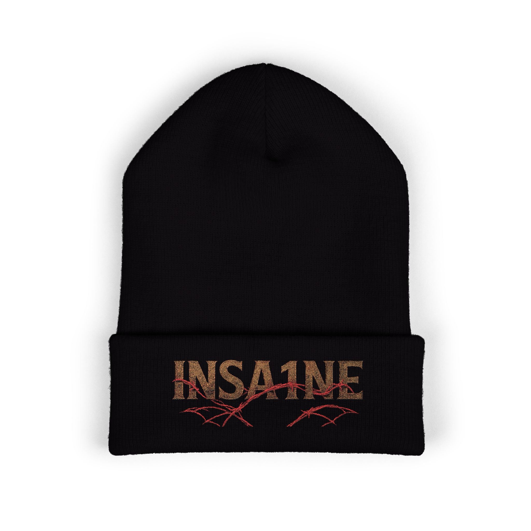 Embroidered "TMH" Classic Cuffed Beanie with INSA1NE