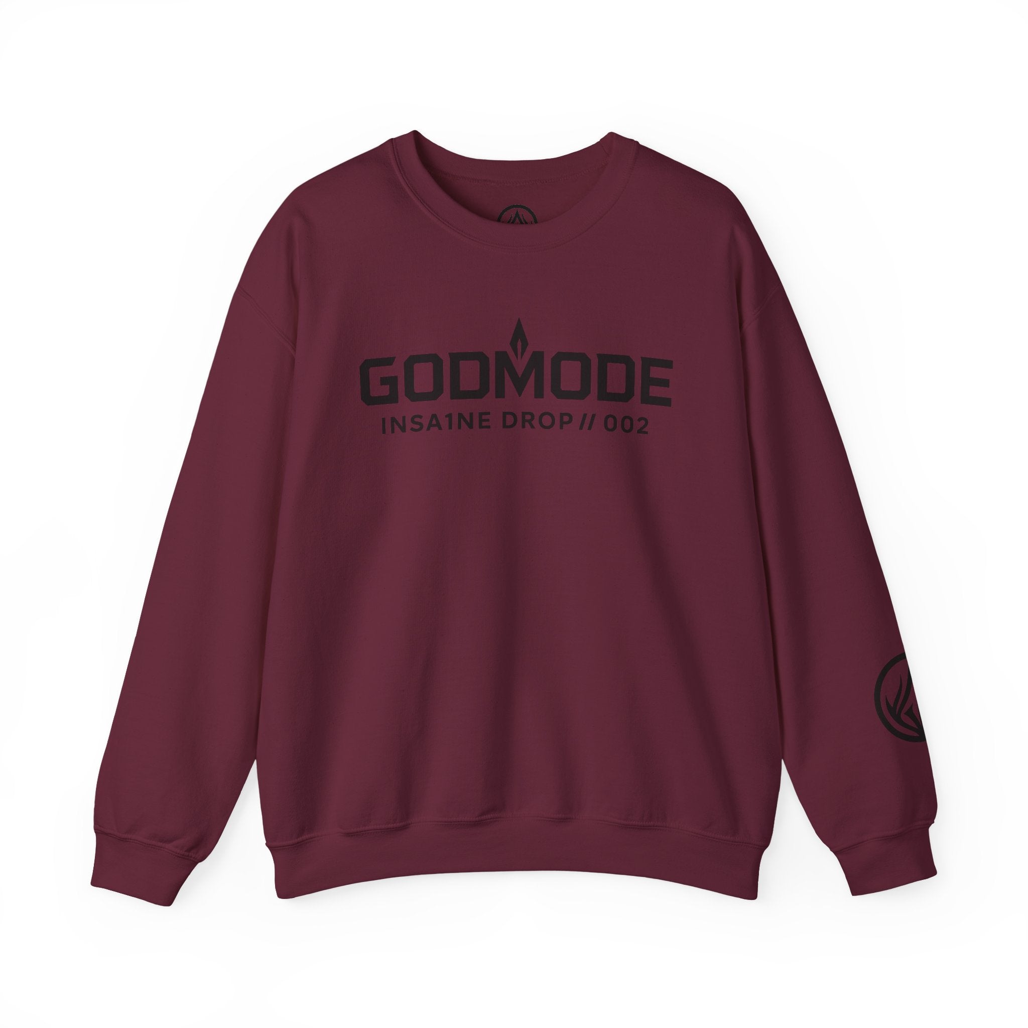 Godmode Unisex Heavy Blend Crewneck Sweatshirt, Stylish Streetwear, Casual Sweatshirt, Trendy Outfit, Urban Fashion, Gift for Him/Her