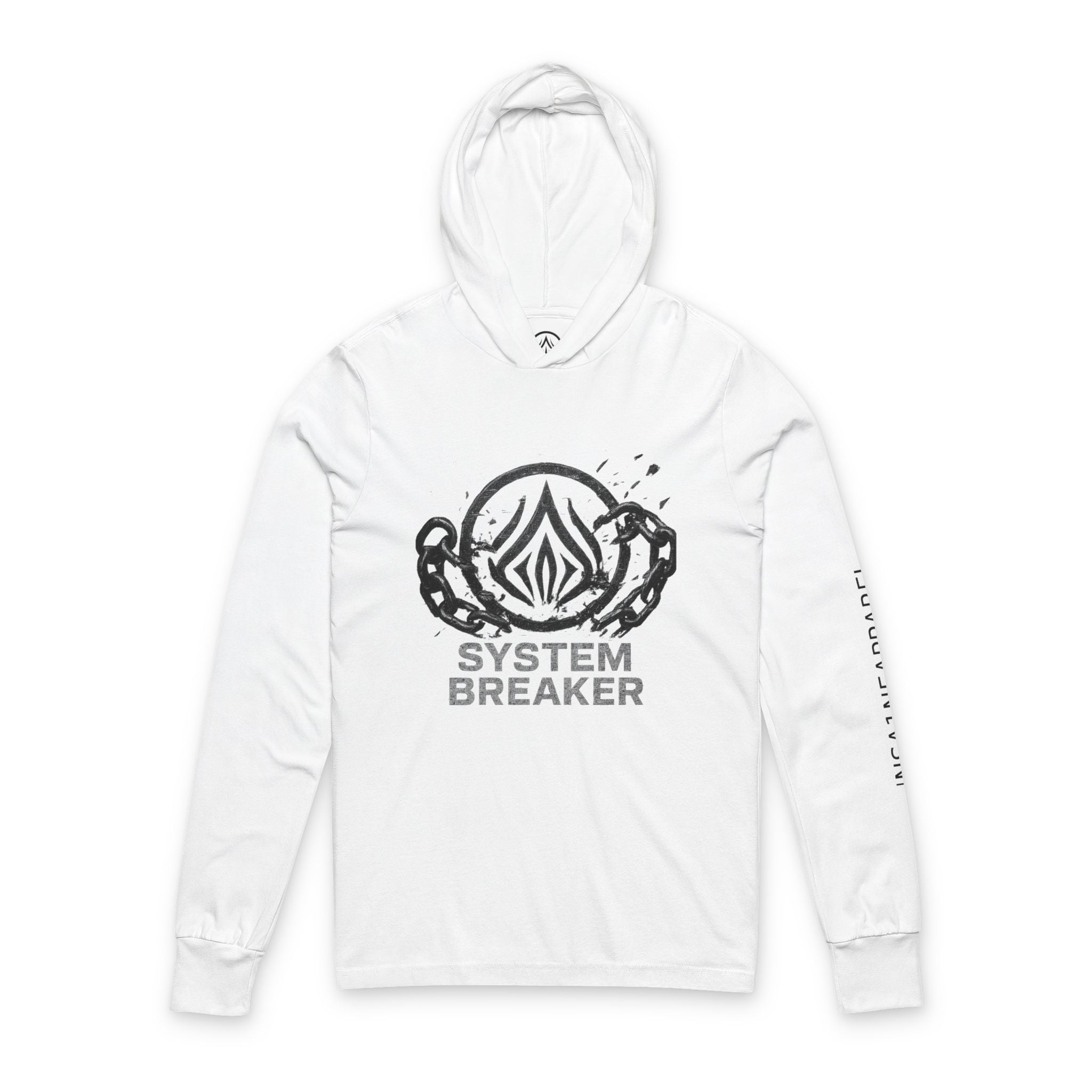 System Breaker Unisex Hooded Long Sleeve Tee, Casual Athleisure, Gift for Gamers, Perfect for Outdoor Adventures, Everyday Wear