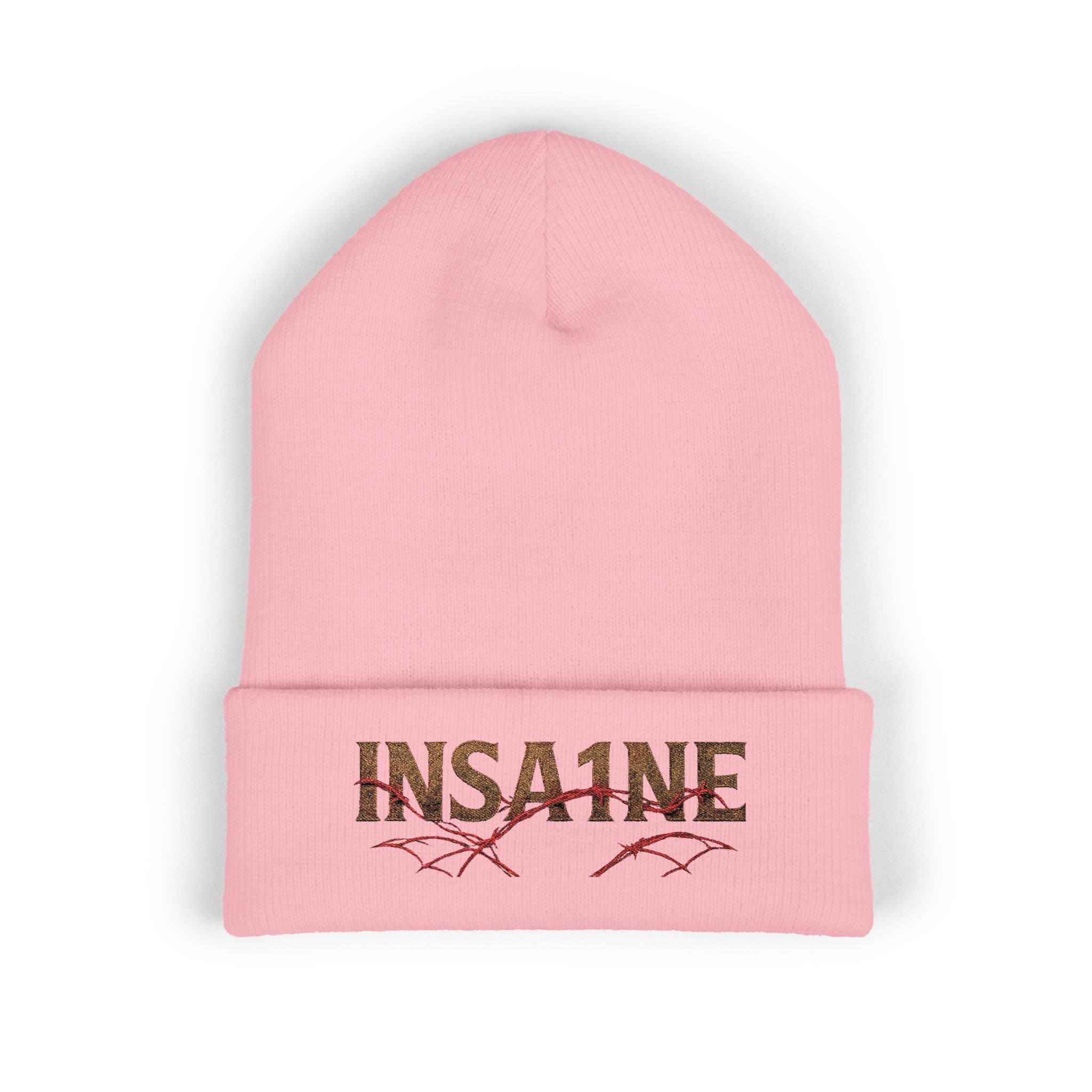 Embroidered "TMH" Classic Cuffed Beanie with INSA1NE