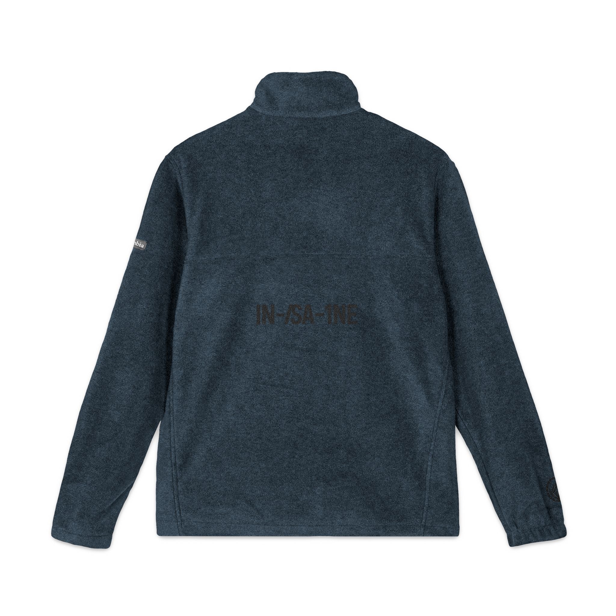 Cozy Fleece Jacket, Unisex Columbia Outerwear, Embroidered Gift, Casual Layer for Outdoor Adventures, Winter Essentials