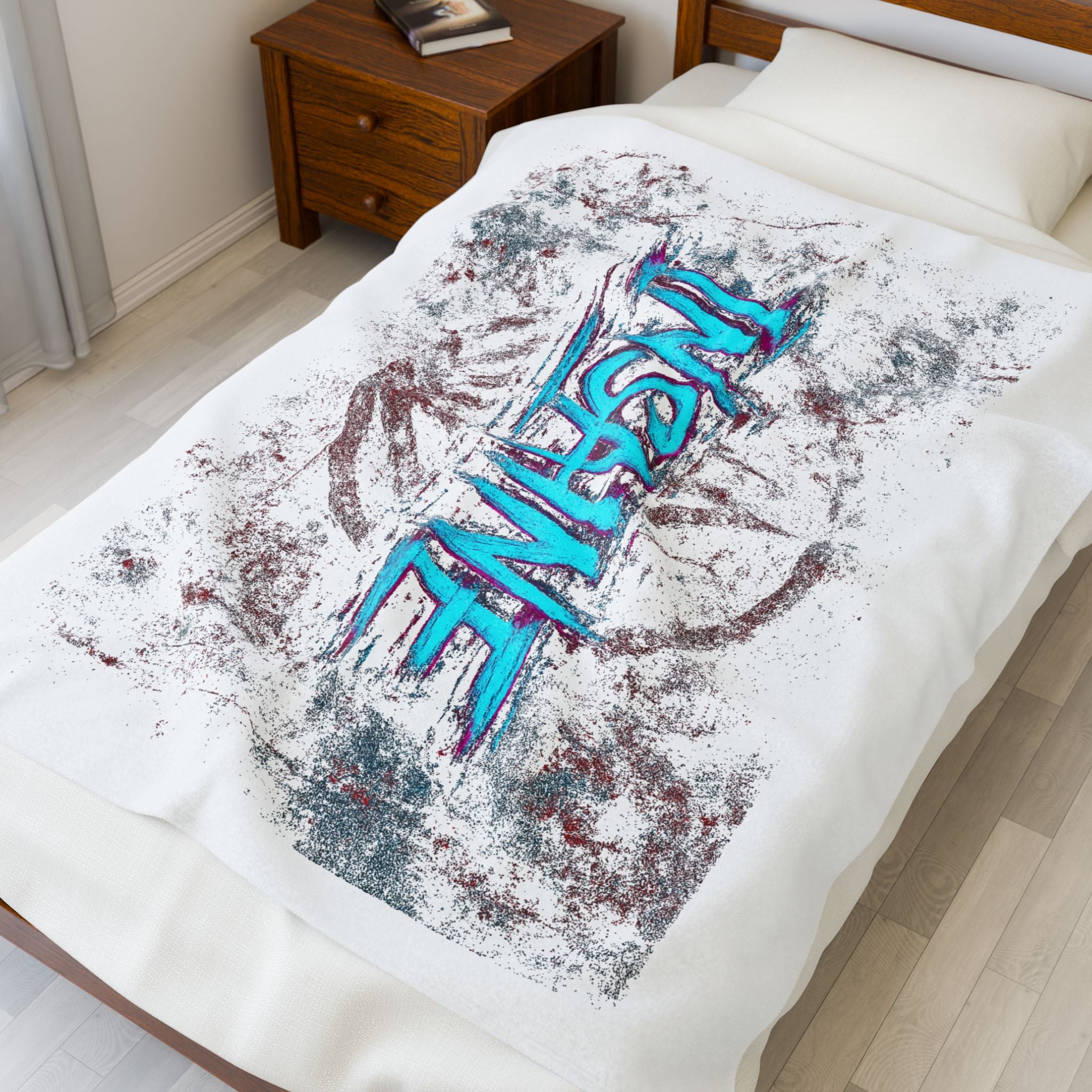 Insane Velveteen Plush Blanket - Cozy Gift for Teens, Bed Accessories, Home Decor, Perfect for Birthdays, Gaming, and Lounging