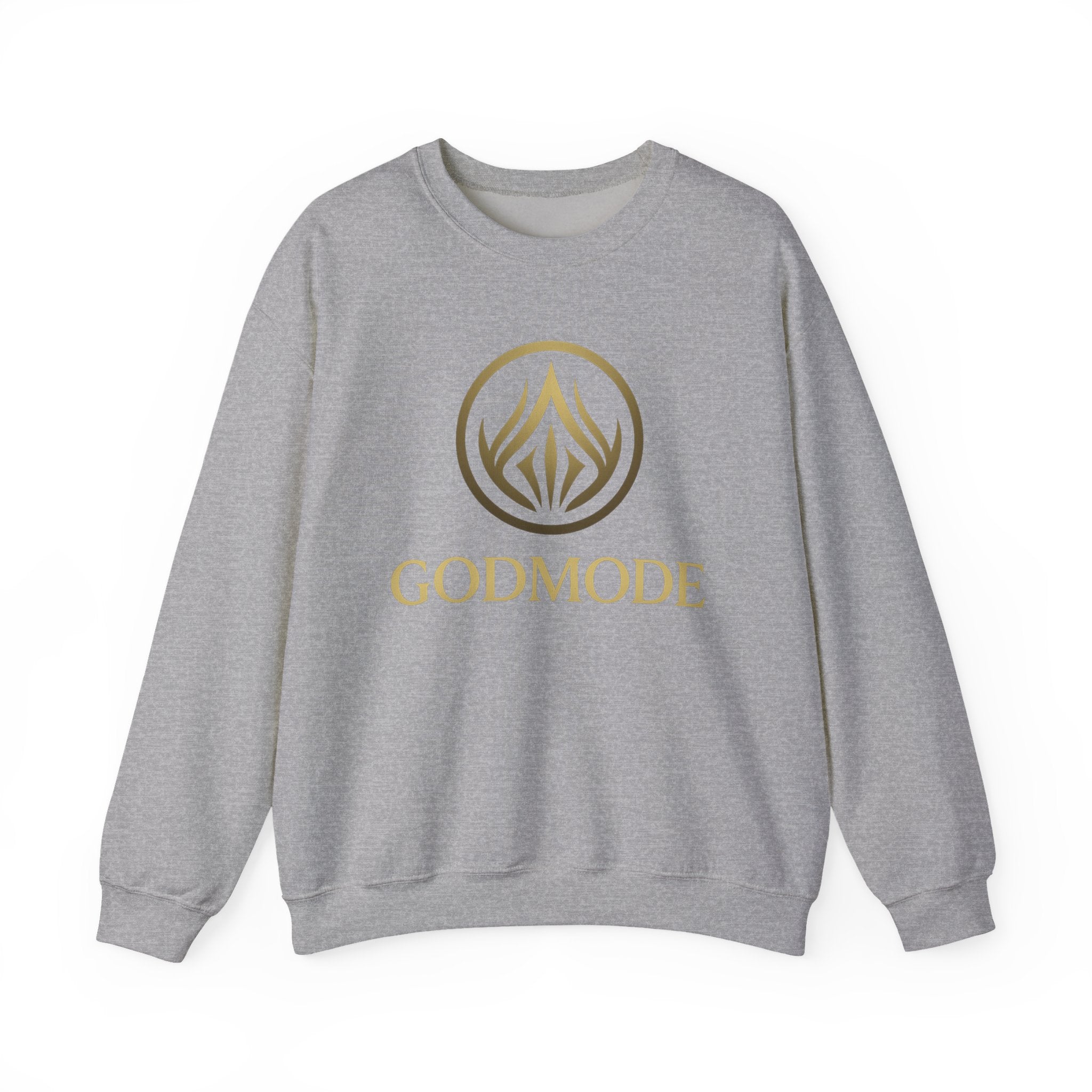 Unisex Heavy Blend™ Crewneck Sweatshirt - GODMODE | Comfort Wear, Streetwear Style, Classic Fit, Gift Idea, Casual Fashion