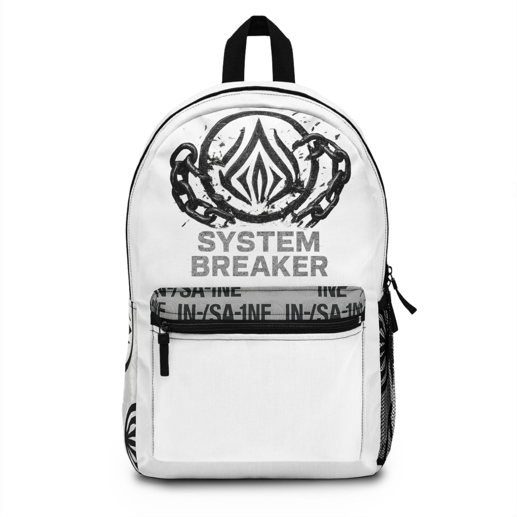 Rebellious System Breaker Backpack, Trendy Bag for Students, Stylish Travel Accessory, Unique Gift for Tech Lovers, Cool Everyday Carrier