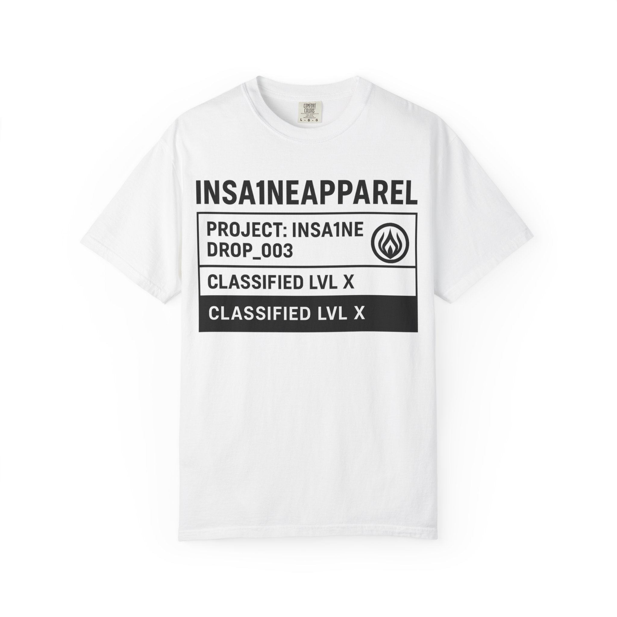 INSA1NE Unisex Garment-Dyed T-shirt | Casual Streetwear Tee, Graphic Tee, Modern Fashion, Creative Gift, Everyday Wear