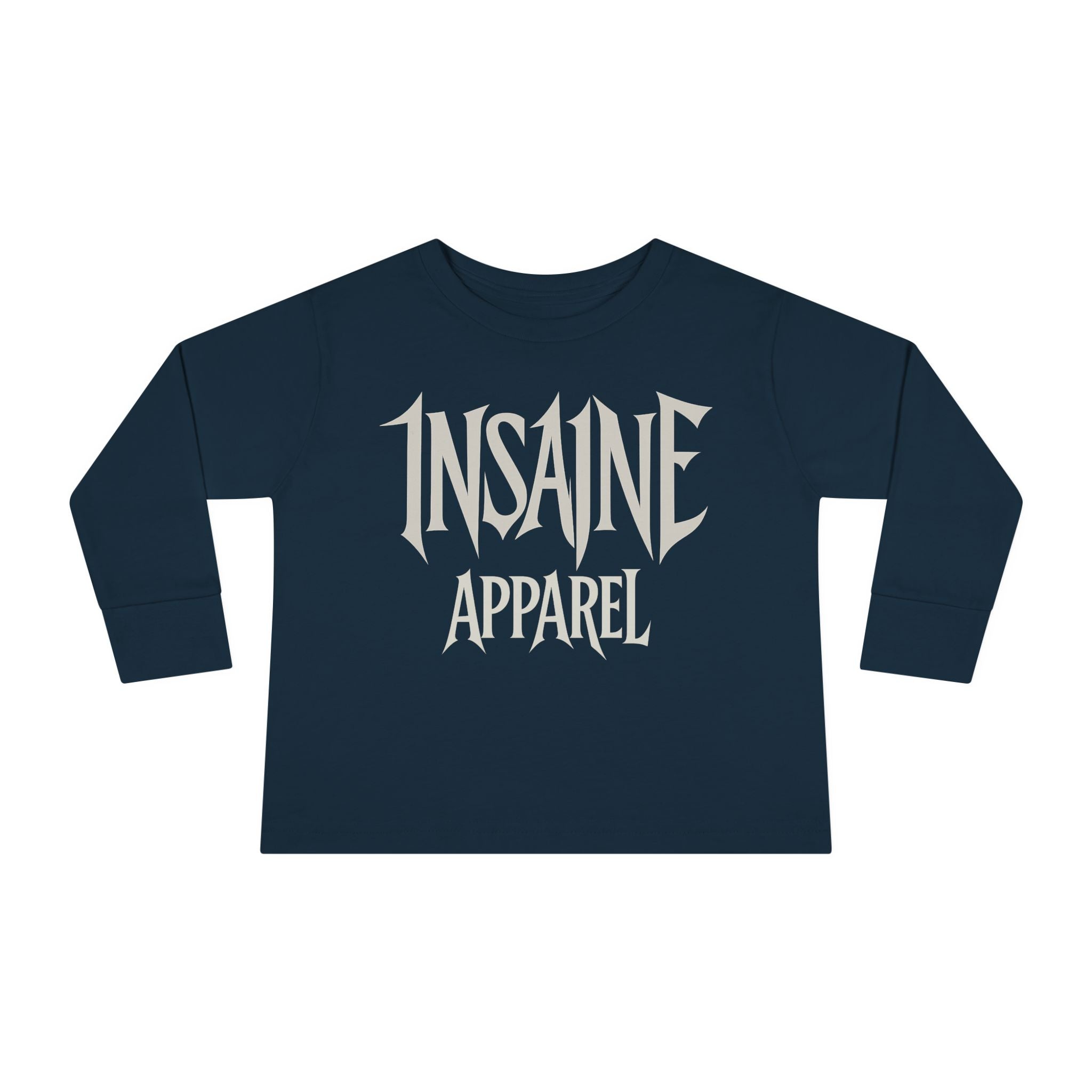 Toddler Long Sleeve Tee - Insane Apparel, Baby Tee, Children's Fashion, Playtime Shirt, Gift for Kids, Everyday Wear