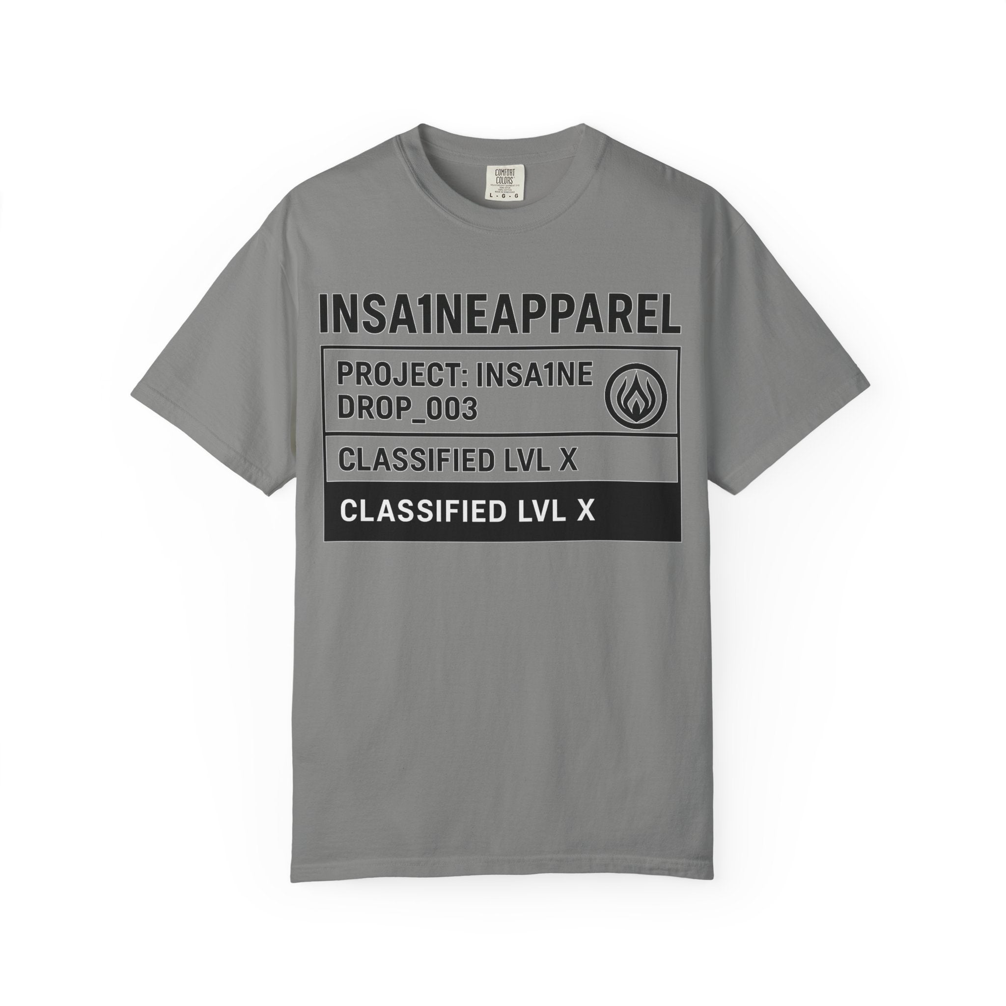 INSA1NE Unisex Garment-Dyed T-shirt | Casual Streetwear Tee, Graphic Tee, Modern Fashion, Creative Gift, Everyday Wear