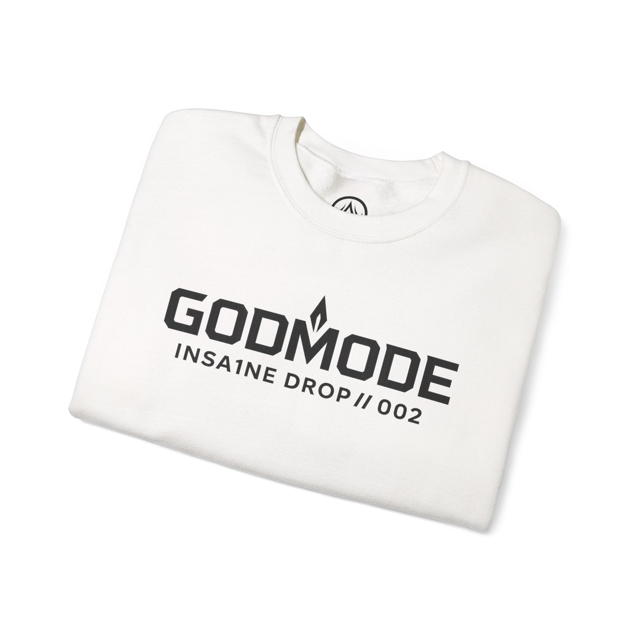 Godmode Unisex Heavy Blend Crewneck Sweatshirt, Stylish Streetwear, Casual Sweatshirt, Trendy Outfit, Urban Fashion, Gift for Him/Her
