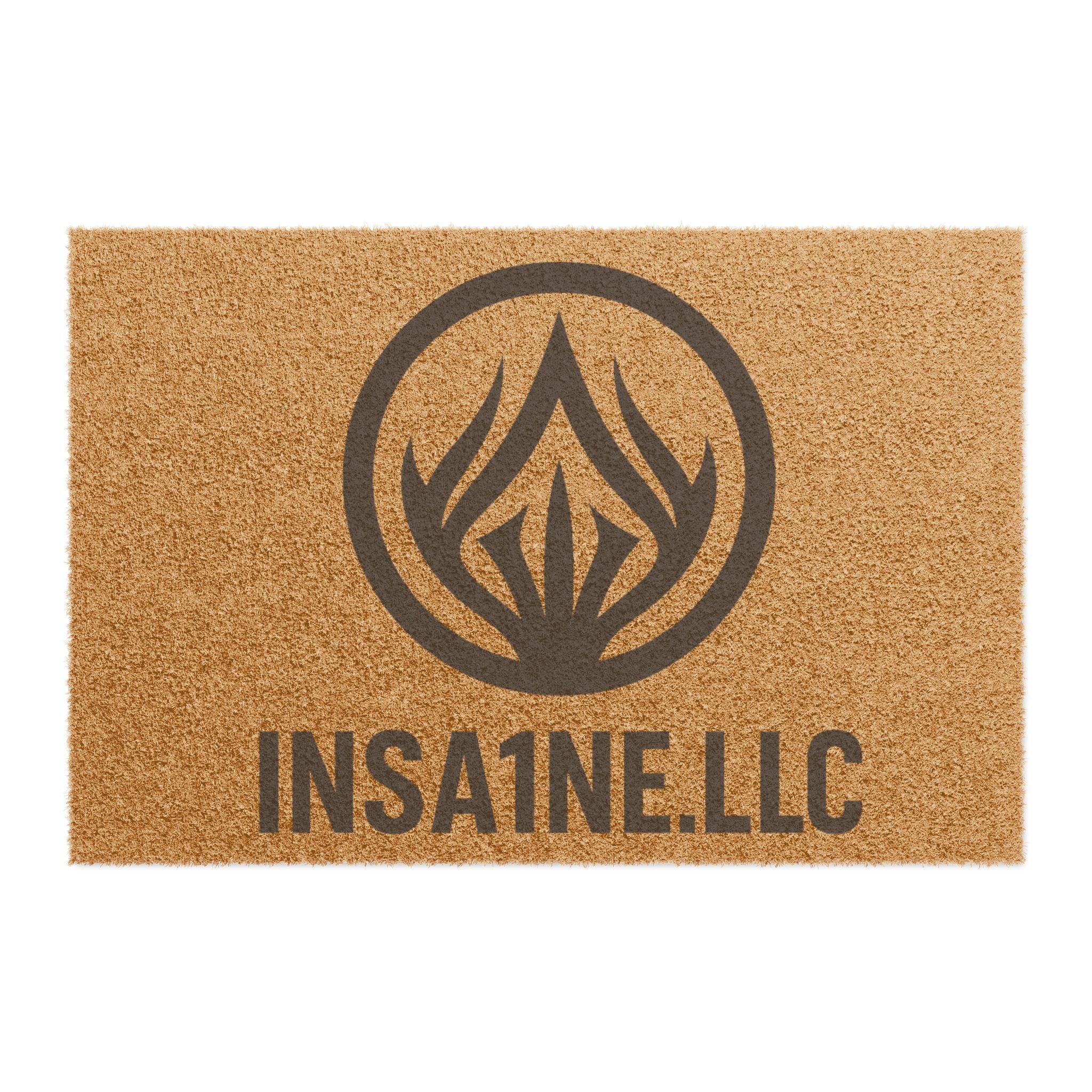 Custom Coir Doormat with Logo, Personalized Welcome Mat, Outdoor Home Décor, Gift for New Home, Branding Doormat, Entryway Rug