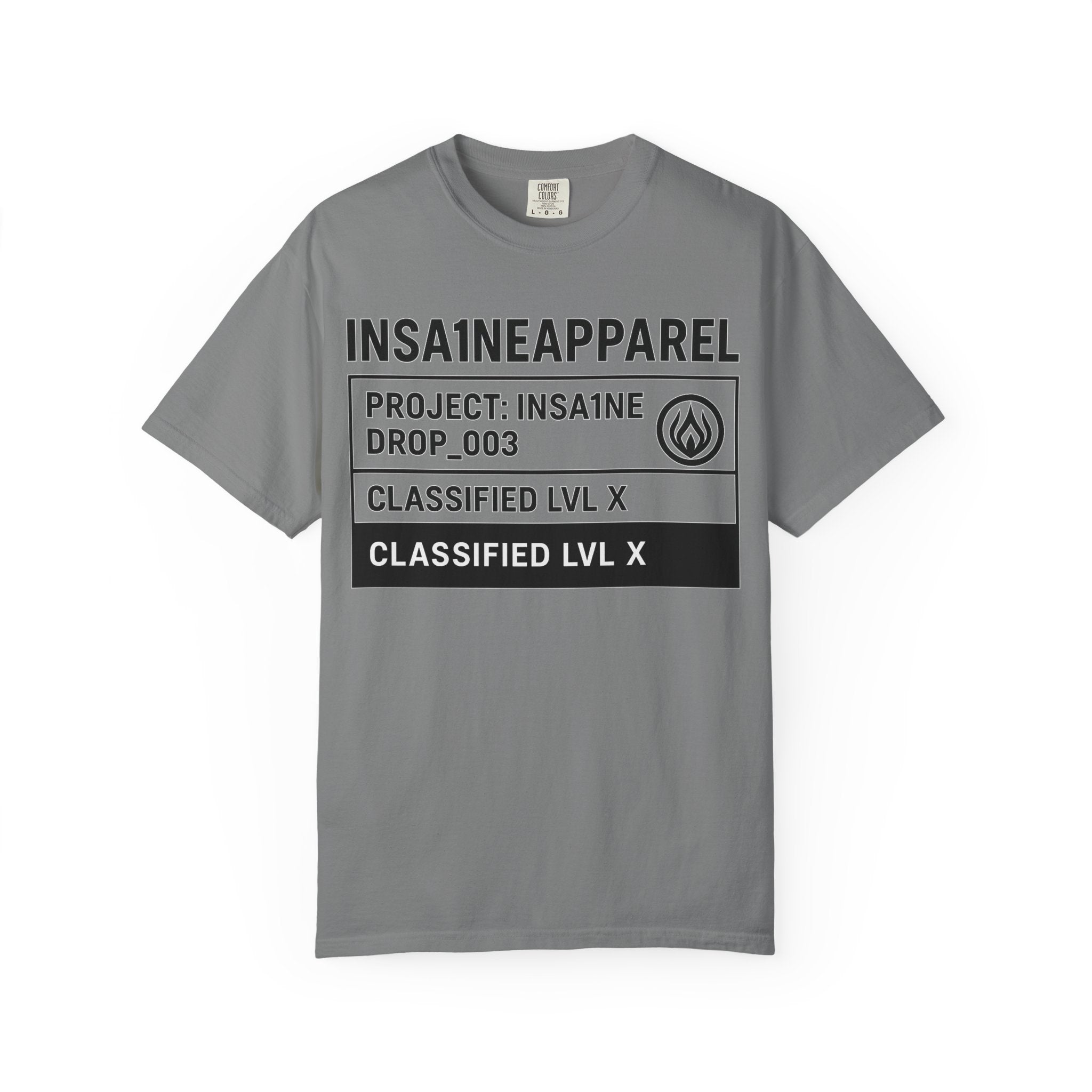 INSA1NE Unisex Garment-Dyed T-shirt | Casual Streetwear Tee, Graphic Tee, Modern Fashion, Creative Gift, Everyday Wear