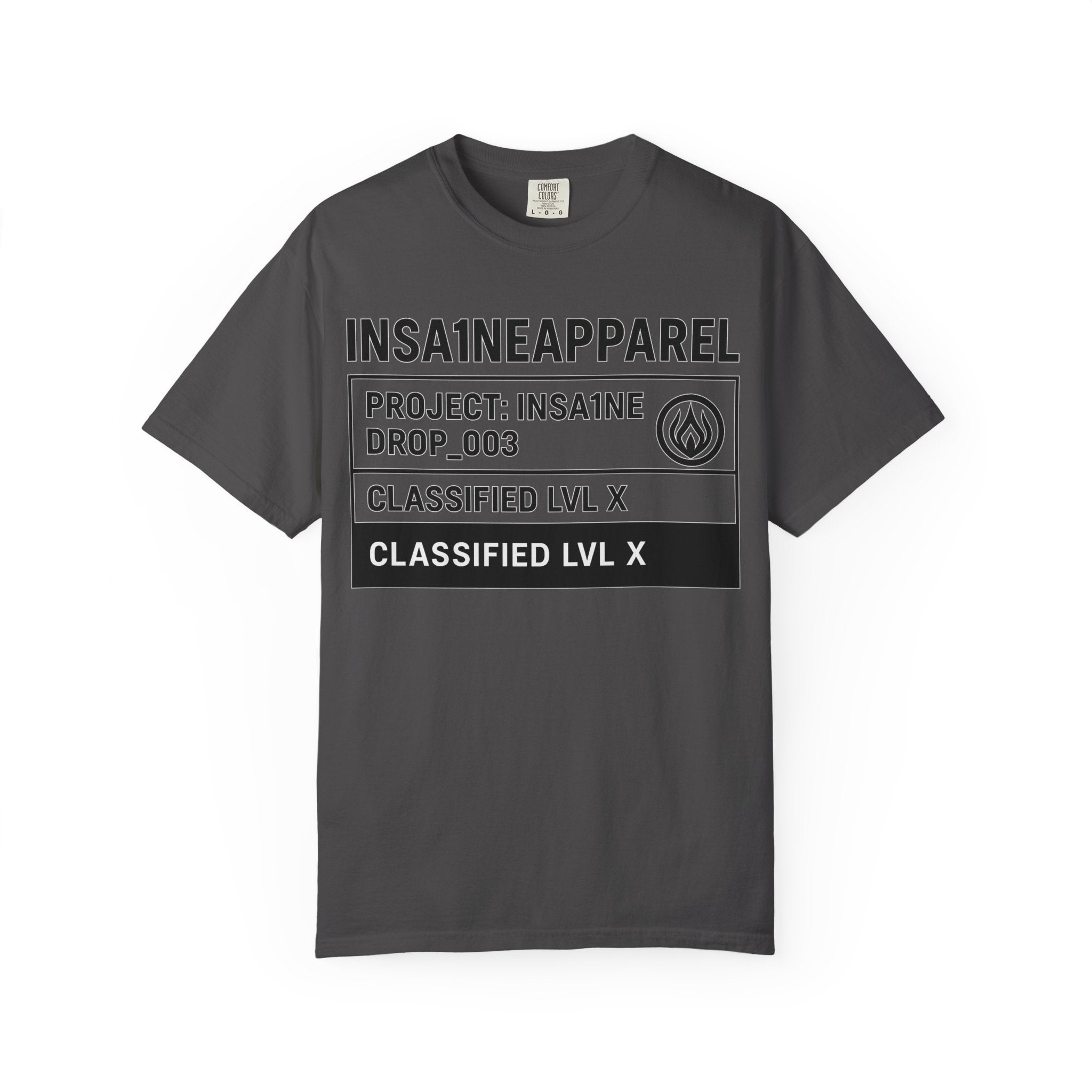 INSA1NE Unisex Garment-Dyed T-shirt | Casual Streetwear Tee, Graphic Tee, Modern Fashion, Creative Gift, Everyday Wear