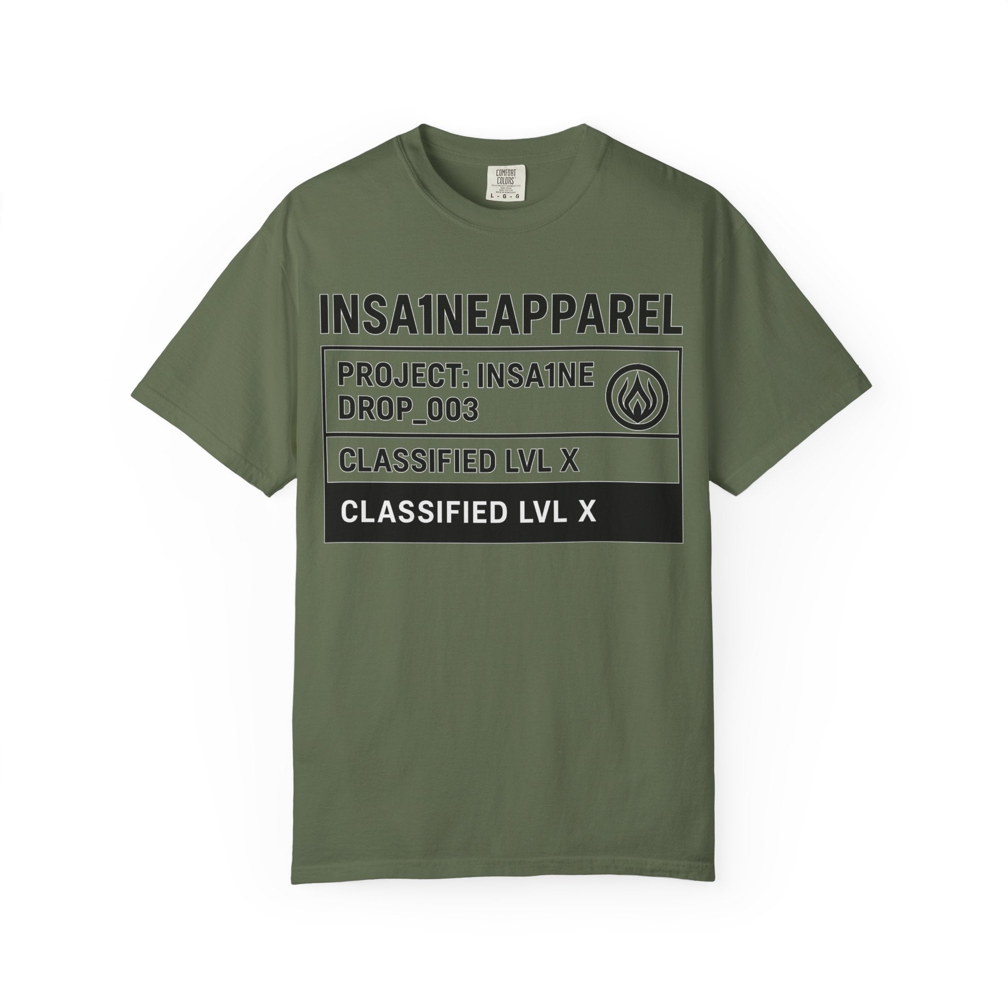 INSA1NE Unisex Garment-Dyed T-shirt | Casual Streetwear Tee, Graphic Tee, Modern Fashion, Creative Gift, Everyday Wear