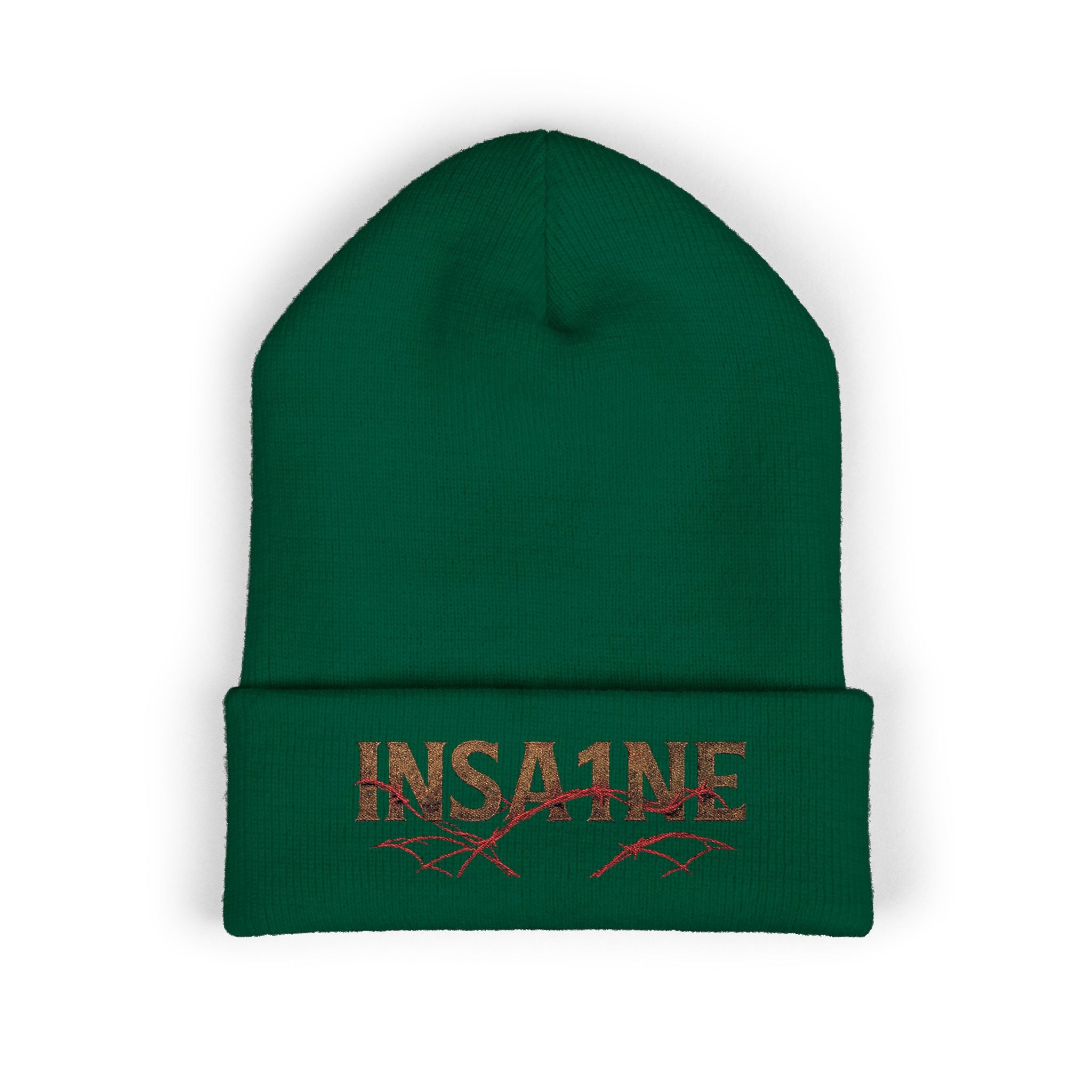 Embroidered "TMH" Classic Cuffed Beanie with INSA1NE