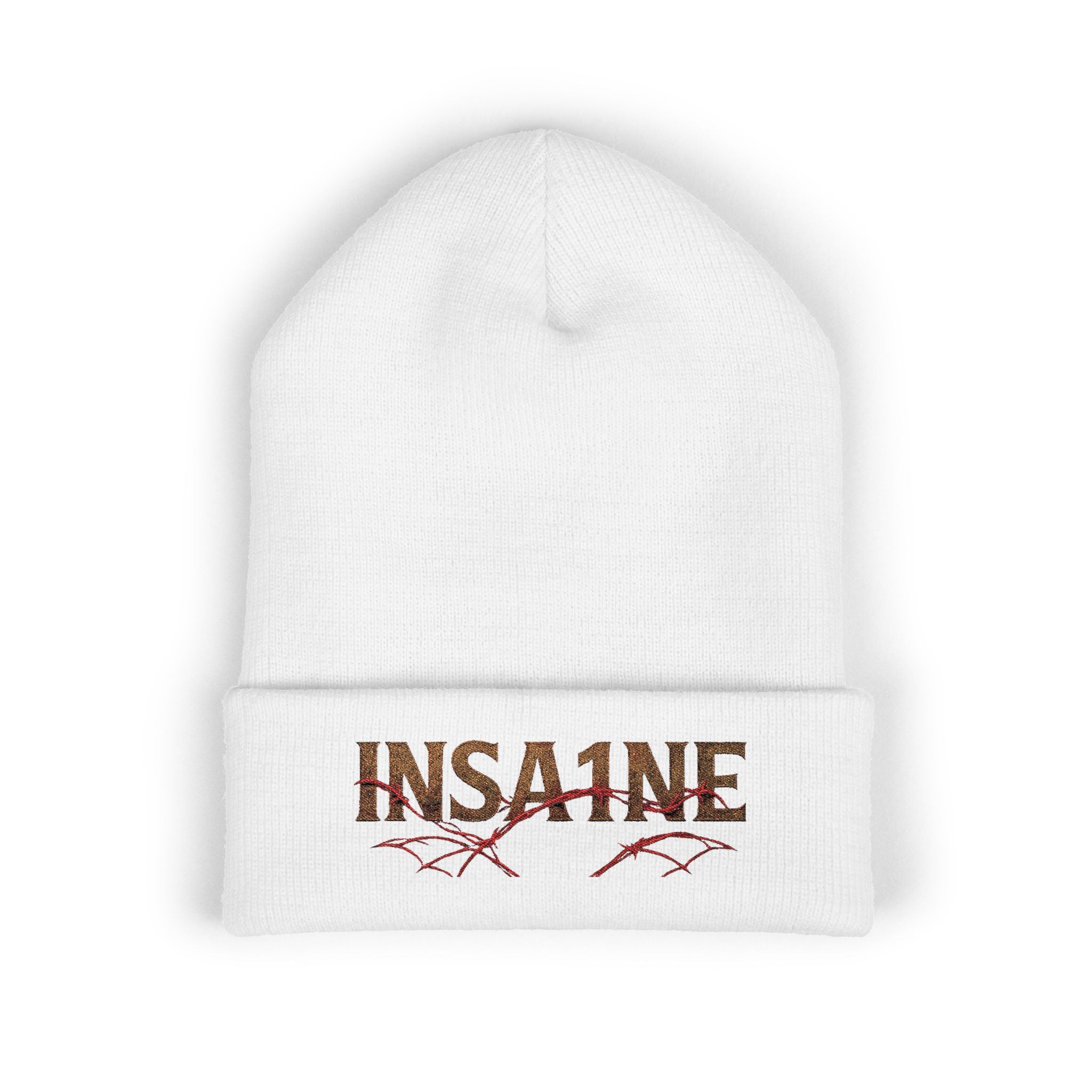 Embroidered "TMH" Classic Cuffed Beanie with INSA1NE