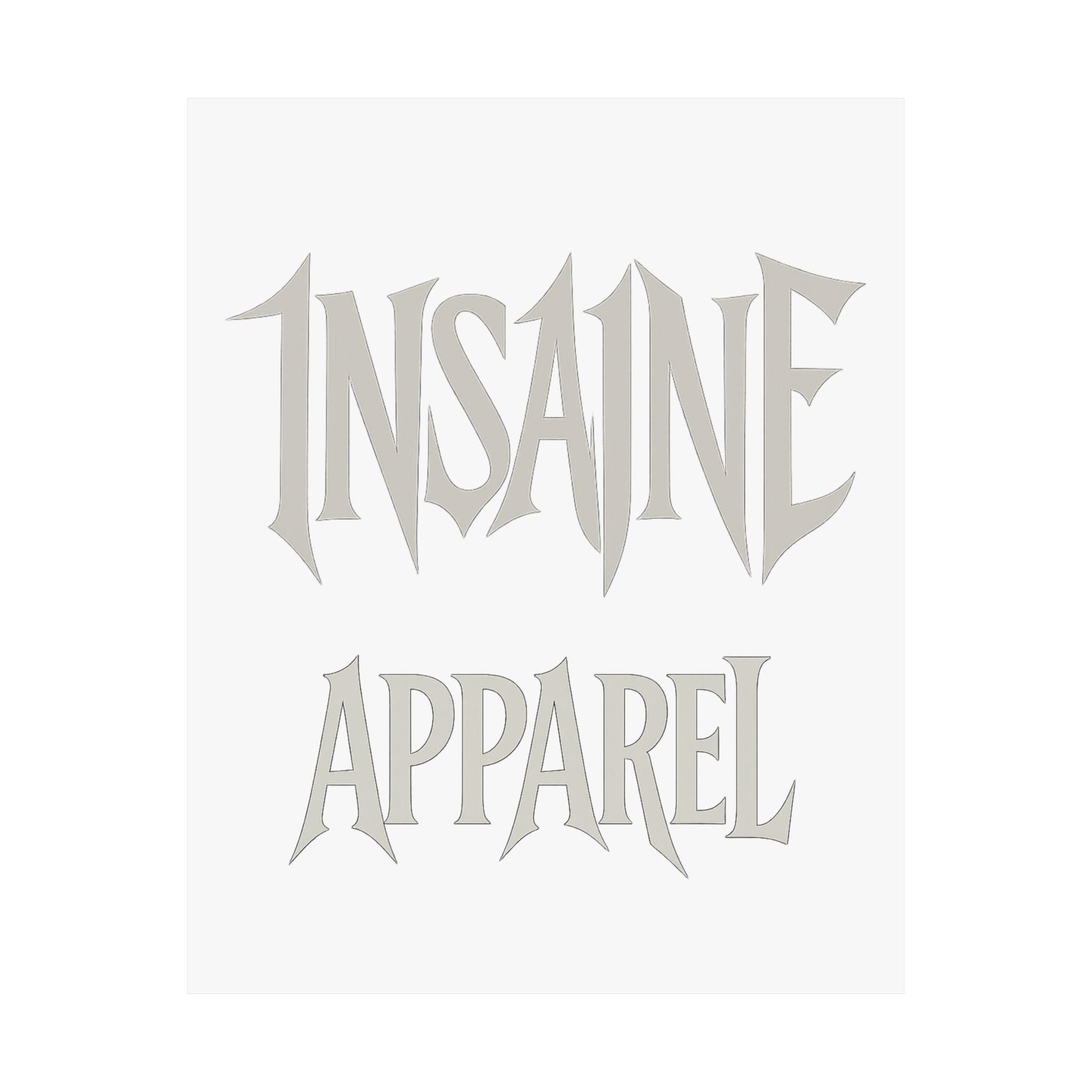 Gothic Matte Vertical Posters, Unique Wall Art, Home Decor, Gifts for Him, Insane Apparel Decor