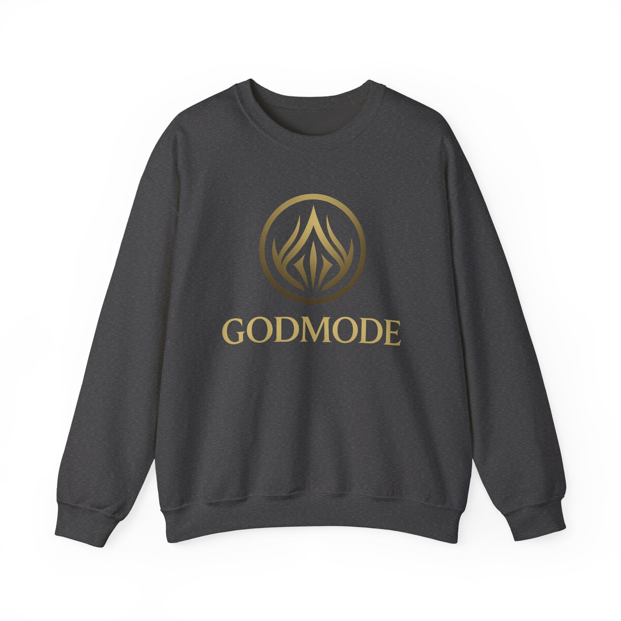 Unisex Heavy Blend™ Crewneck Sweatshirt - GODMODE | Comfort Wear, Streetwear Style, Classic Fit, Gift Idea, Casual Fashion