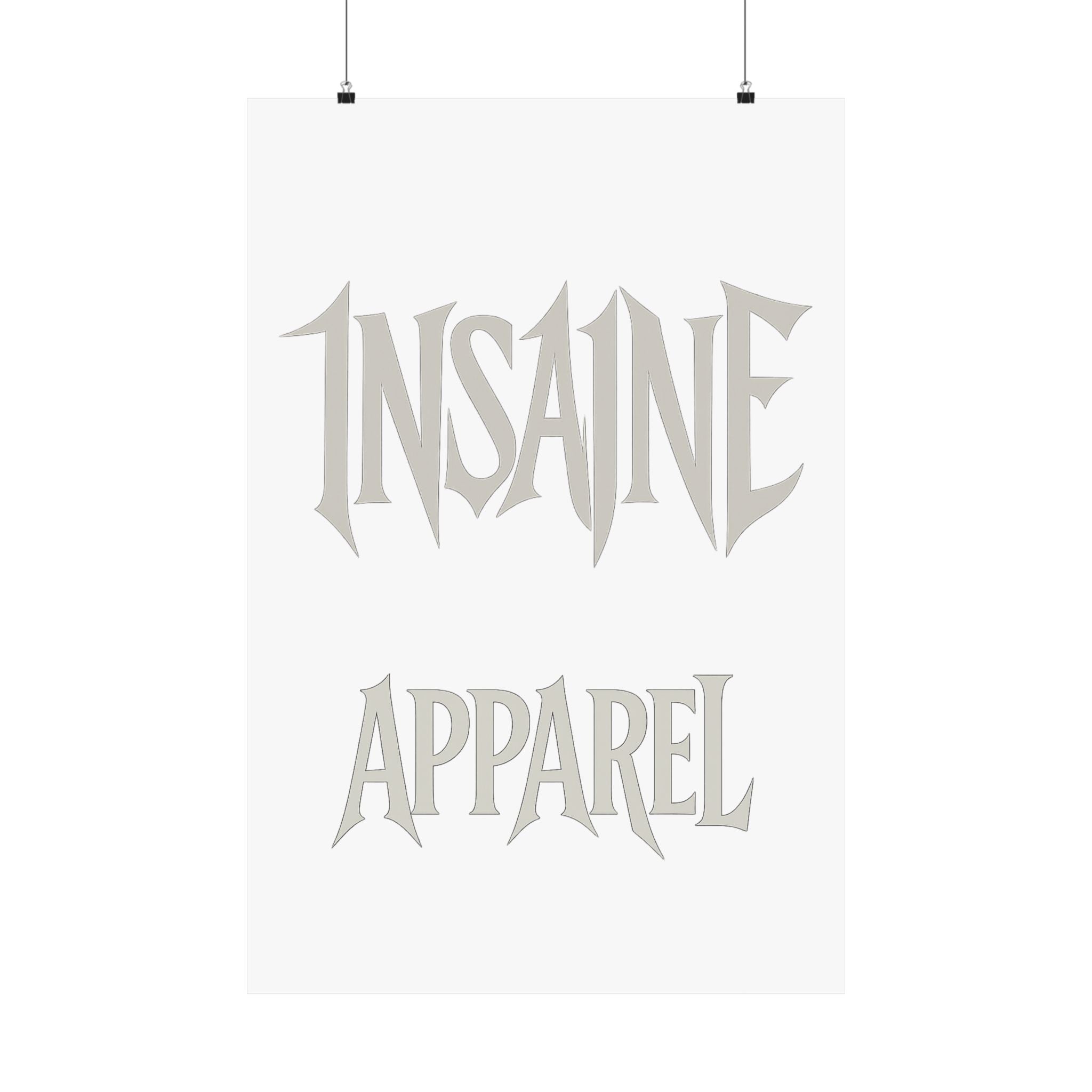 Gothic Matte Vertical Posters, Unique Wall Art, Home Decor, Gifts for Him, Insane Apparel Decor