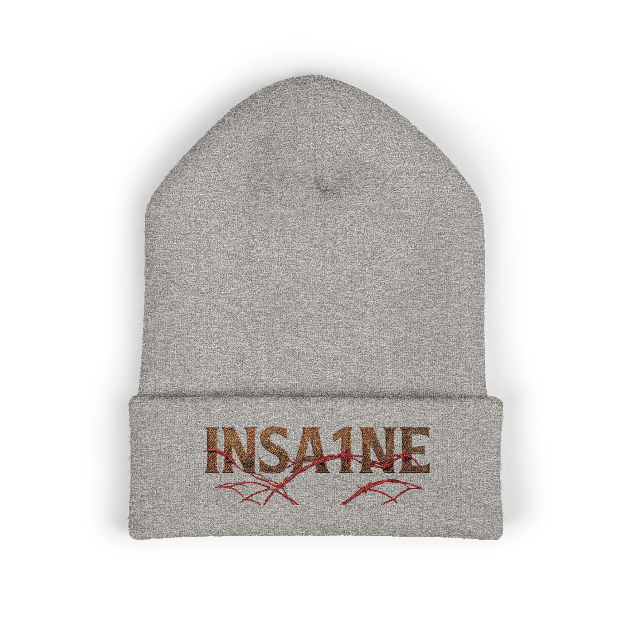 Embroidered "TMH" Classic Cuffed Beanie with INSA1NE