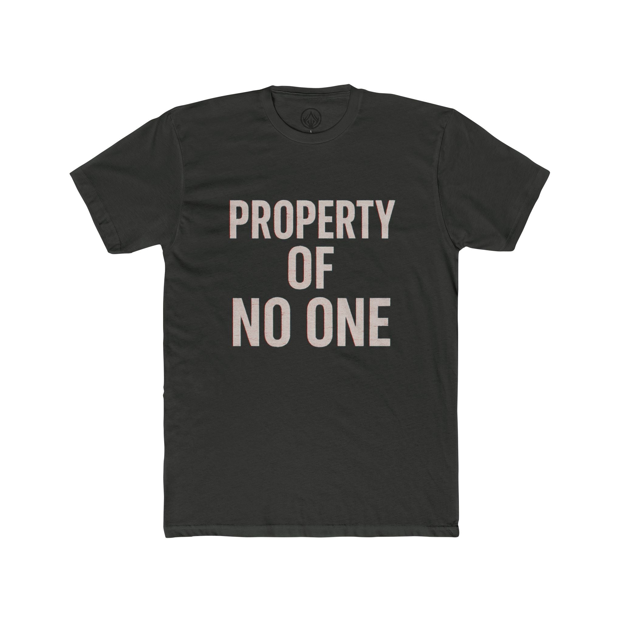 Unisex Cotton Crew Tee - Property of No One, Casual Wear, Graphic Tee, Everyday T-Shirt, Unique Gift, Unisex Fashion