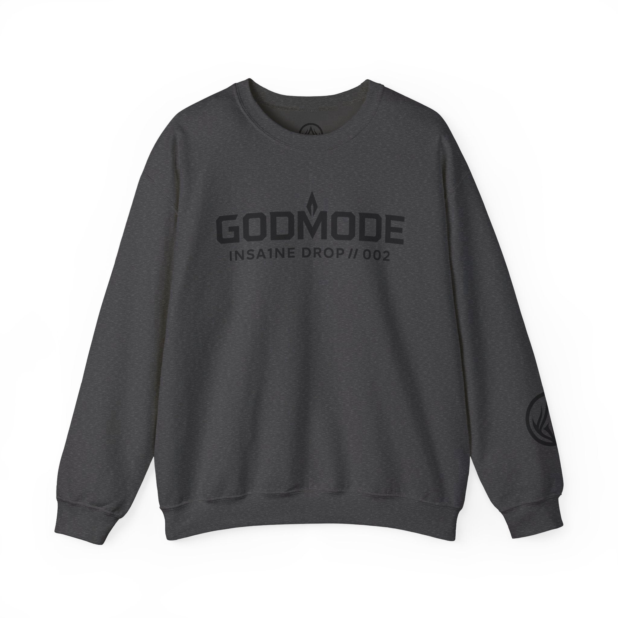 Godmode Unisex Heavy Blend Crewneck Sweatshirt, Stylish Streetwear, Casual Sweatshirt, Trendy Outfit, Urban Fashion, Gift for Him/Her