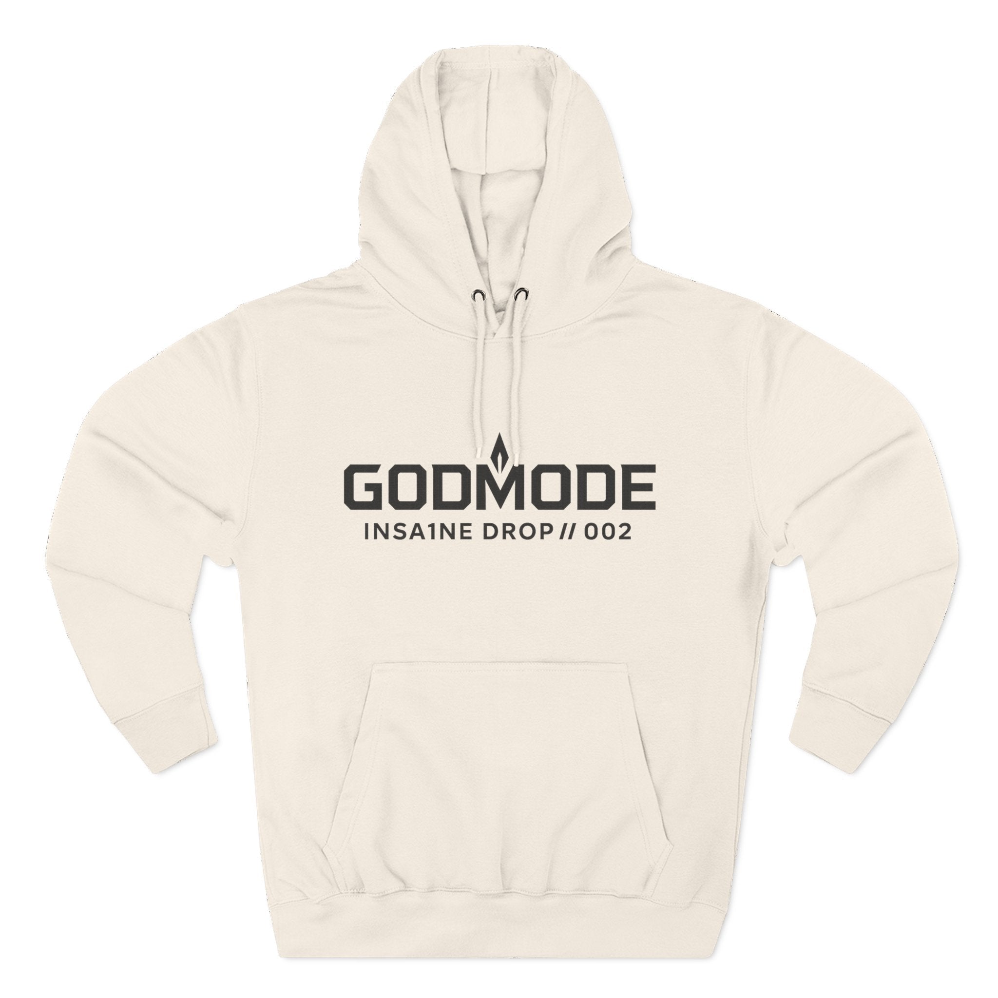 Three-Panel Fleece Hoodie