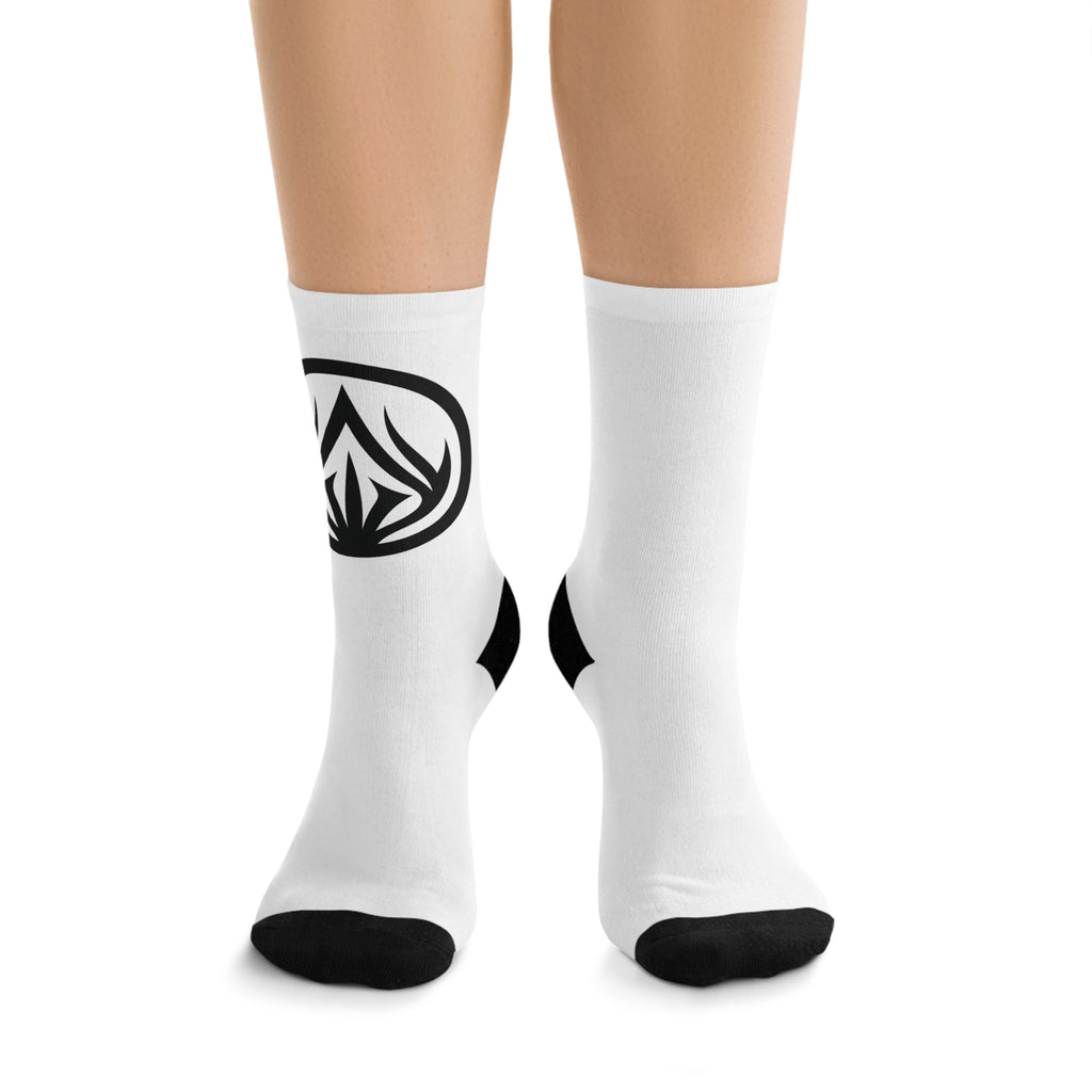 Eco-Friendly Graphic Socks, Sustainable Fashion, Unique Gift for Adventurers, Casual Comfort, Everyday Wear