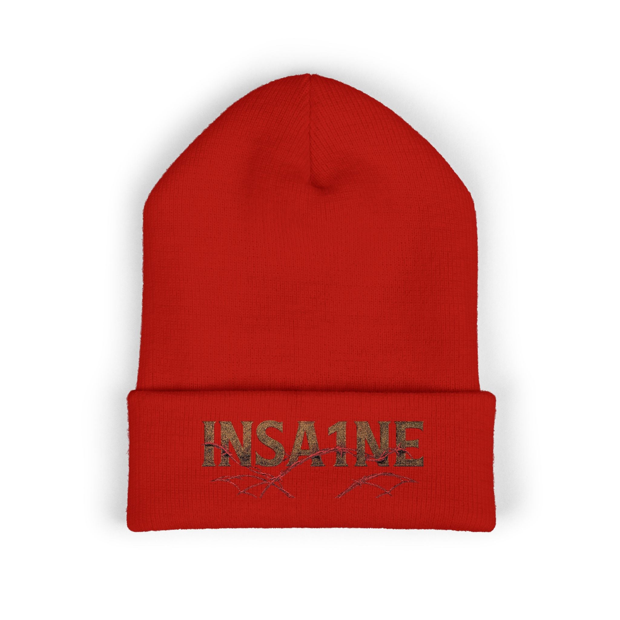 Embroidered "TMH" Classic Cuffed Beanie with INSA1NE