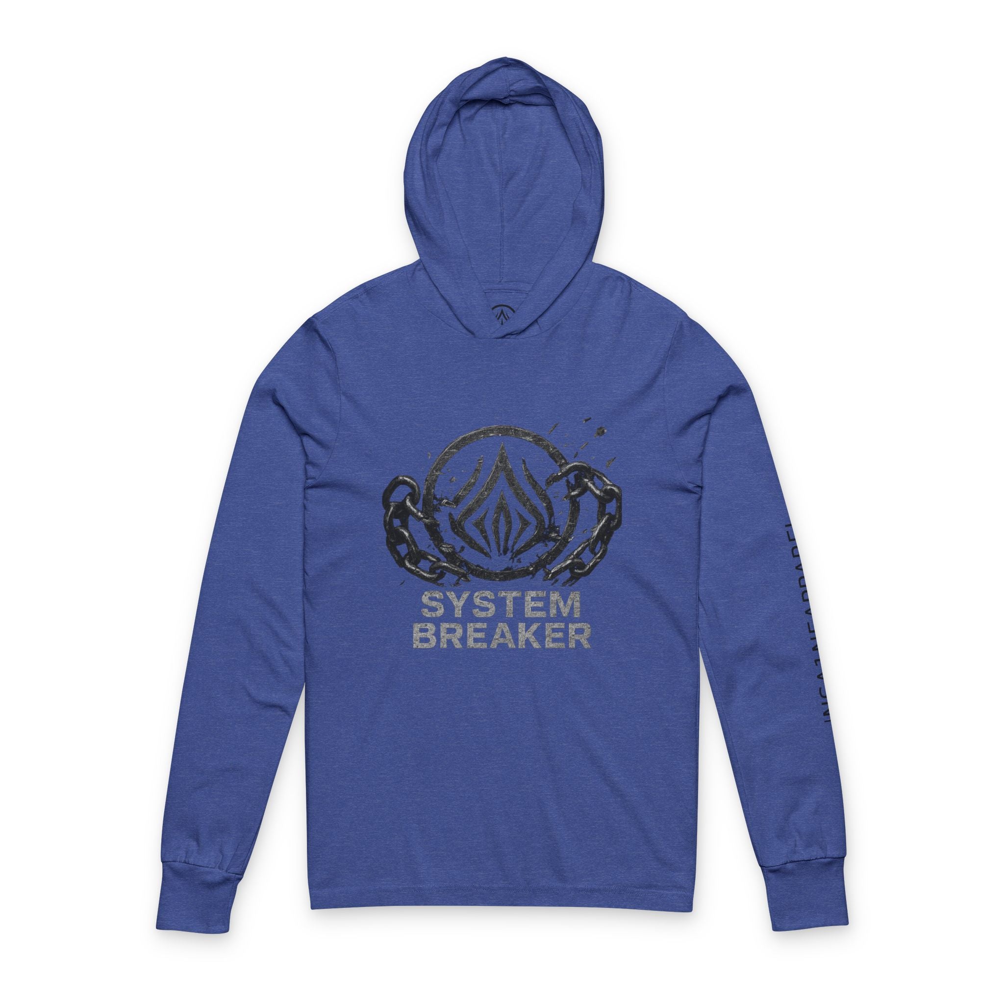 System Breaker Unisex Hooded Long Sleeve Tee, Casual Athleisure, Gift for Gamers, Perfect for Outdoor Adventures, Everyday Wear