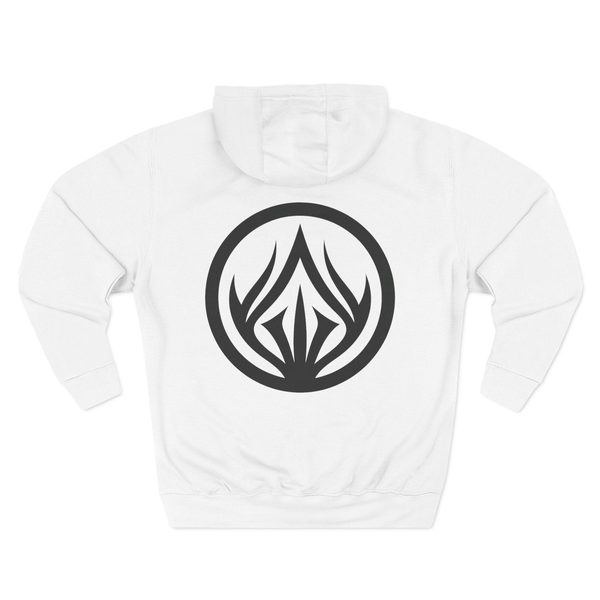 Three-Panel Fleece Hoodie