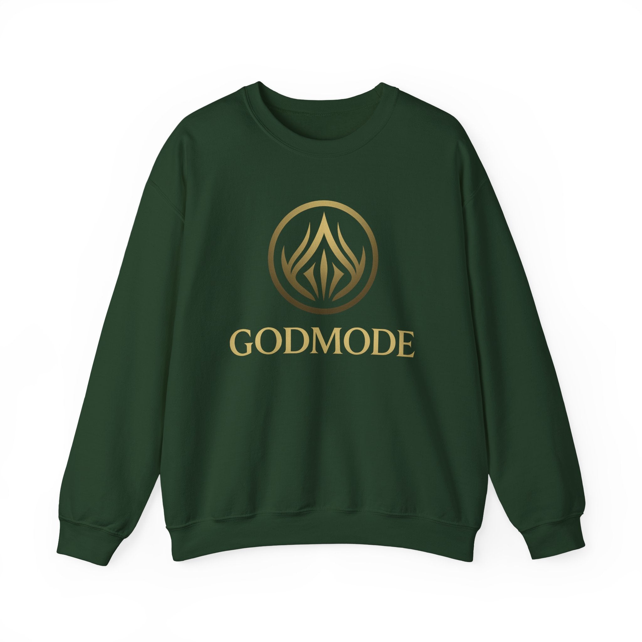 Unisex Heavy Blend™ Crewneck Sweatshirt - GODMODE | Comfort Wear, Streetwear Style, Classic Fit, Gift Idea, Casual Fashion