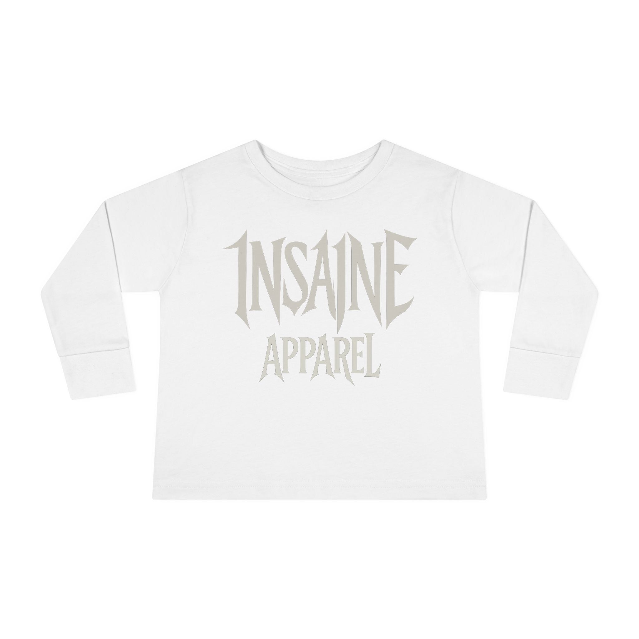 Toddler Long Sleeve Tee - Insane Apparel, Baby Tee, Children's Fashion, Playtime Shirt, Gift for Kids, Everyday Wear