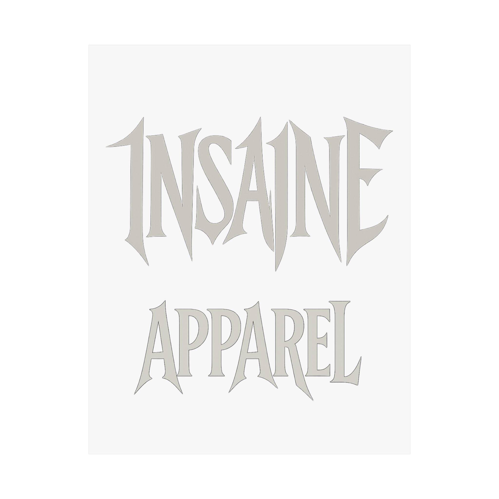 Gothic Matte Vertical Posters, Unique Wall Art, Home Decor, Gifts for Him, Insane Apparel Decor
