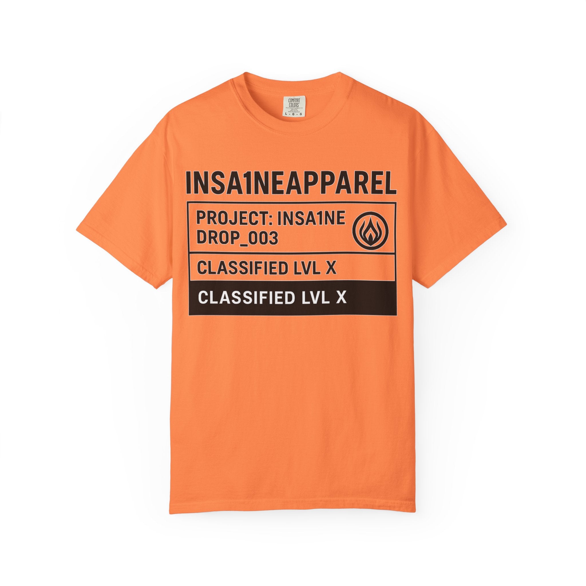 INSA1NE Unisex Garment-Dyed T-shirt | Casual Streetwear Tee, Graphic Tee, Modern Fashion, Creative Gift, Everyday Wear